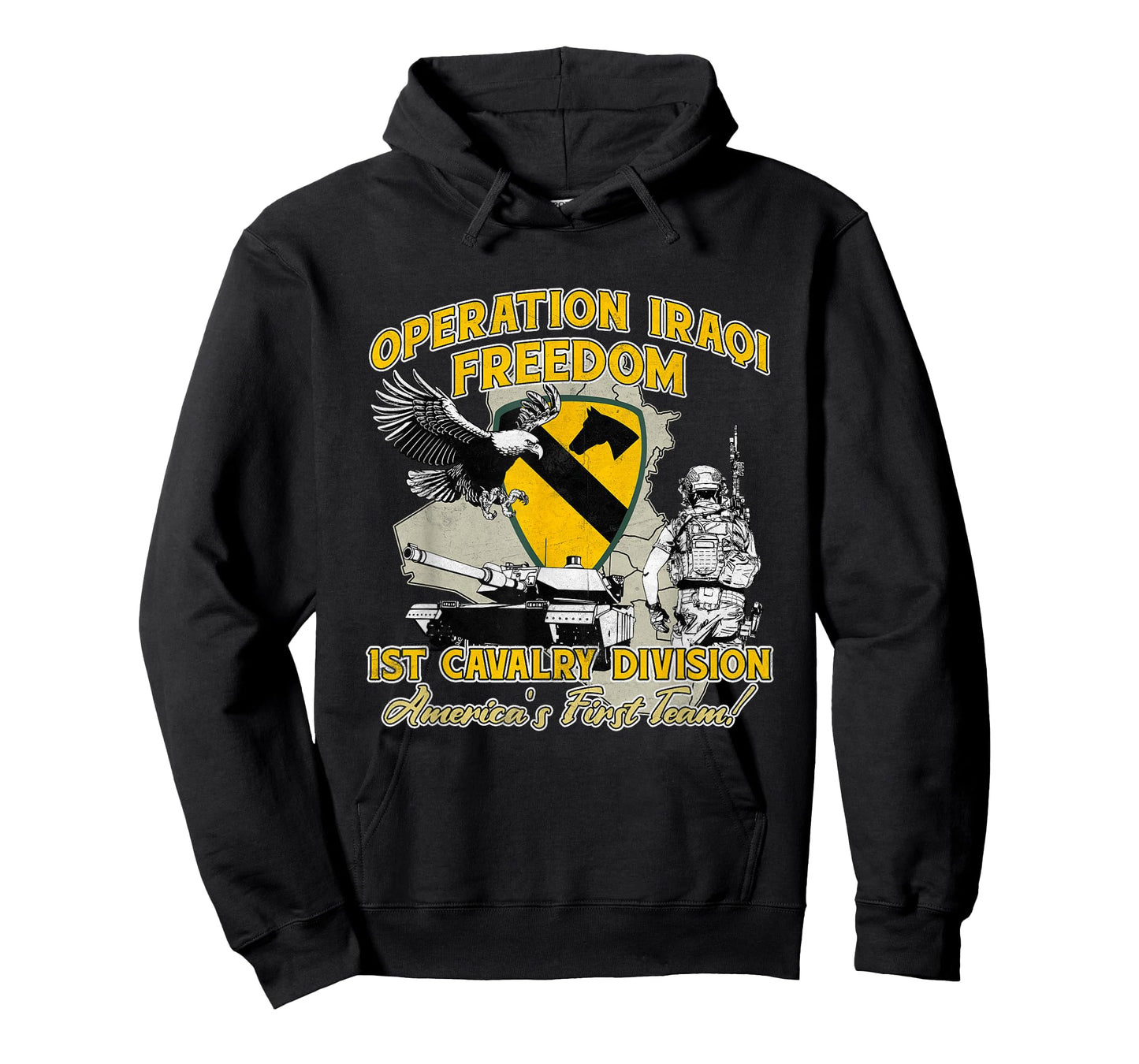 1st Cavalry Division - Operation Iraqi Freedom OIF Veteran T-Shirt
