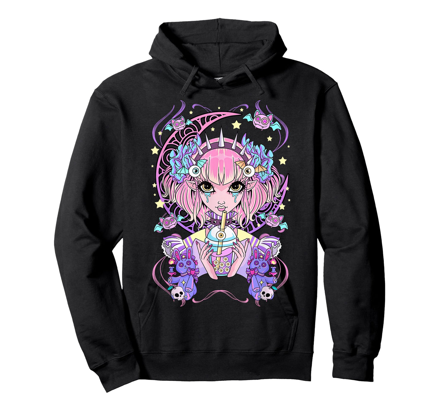Pastel Goth Anime Girl T-Shirt