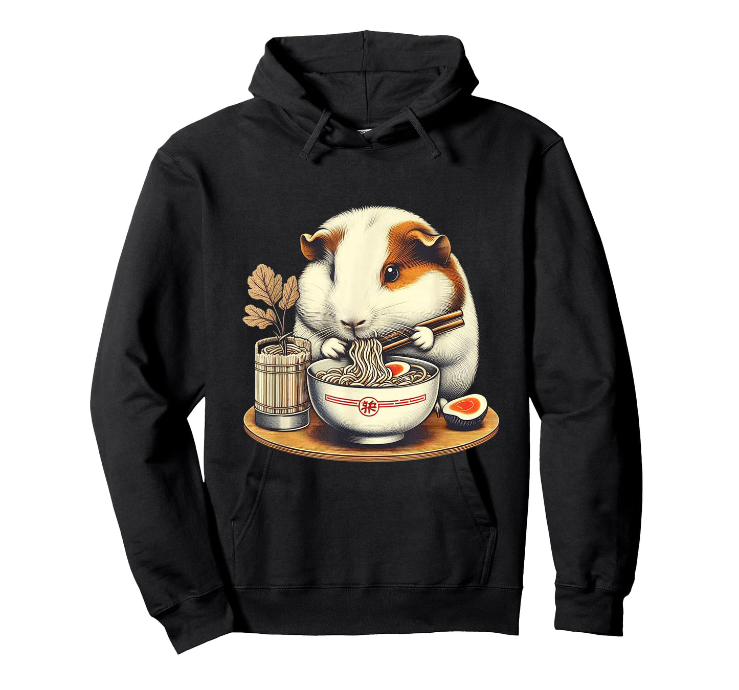 Guinea Pig Ramen Kawaii Neko Japanese Noodles Aesthetic T-Shirt, Small