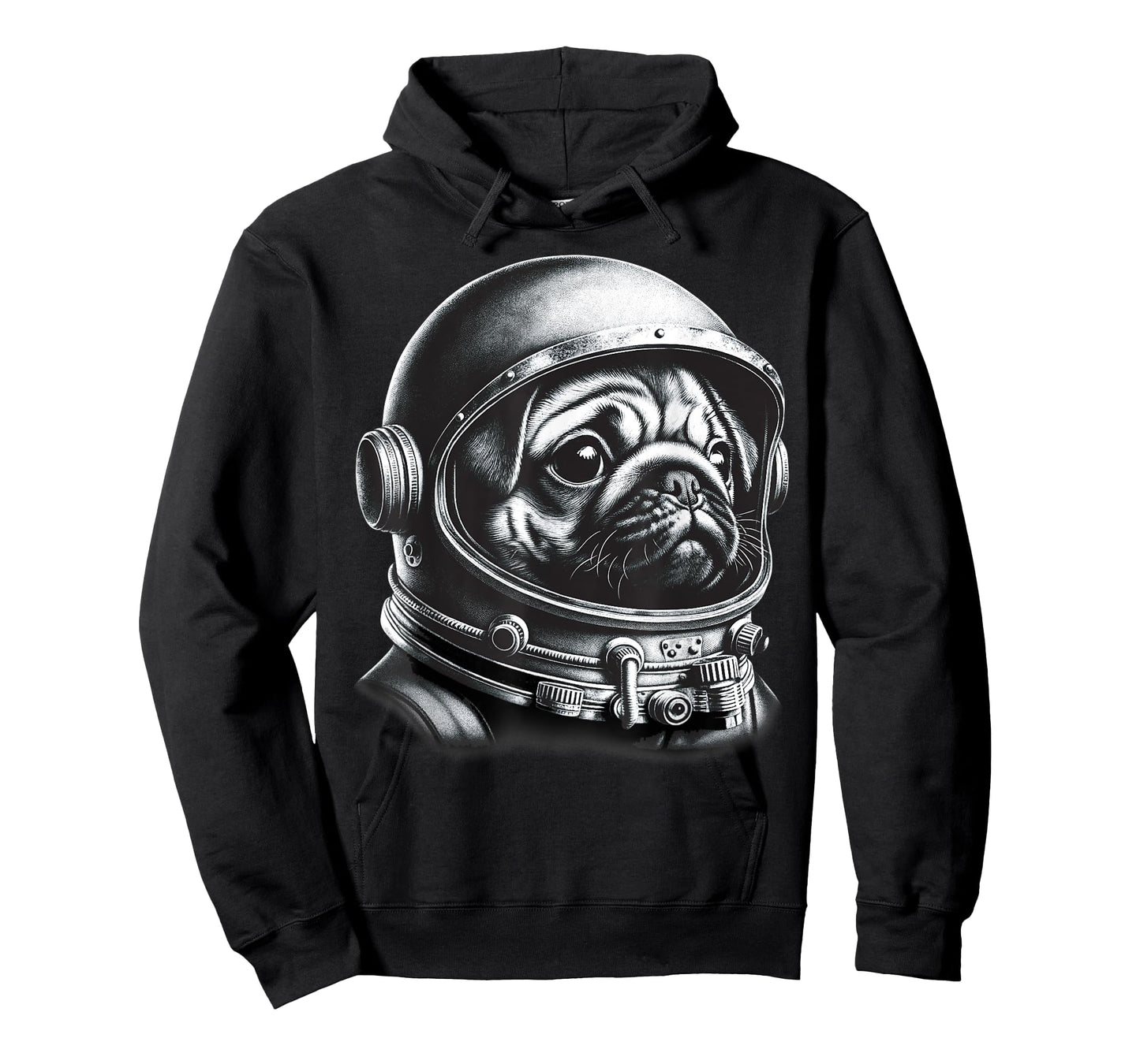 Pug Astronaut In Space Costume Pug Gifts Men Kids Women T-Shirt