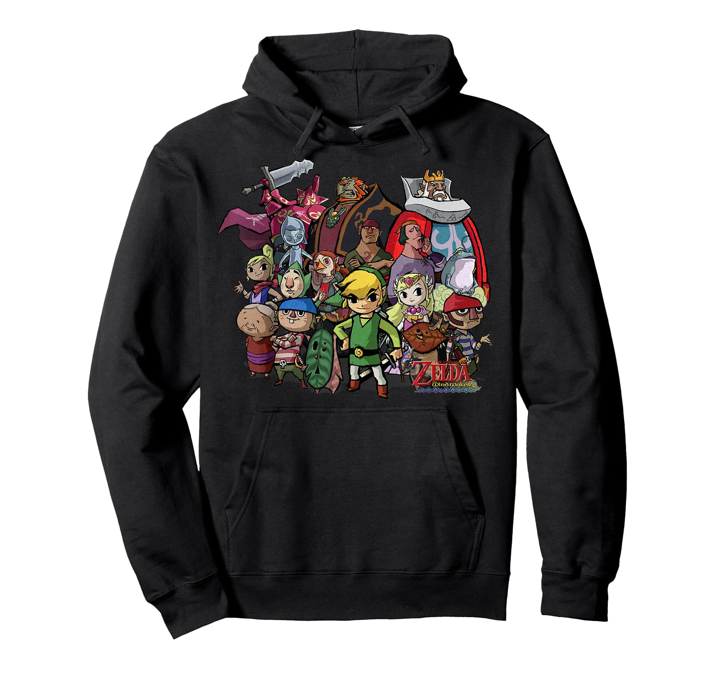 Nintendo Zelda The Windwaker Group Shot Graphic T-Shirt T-Shirt