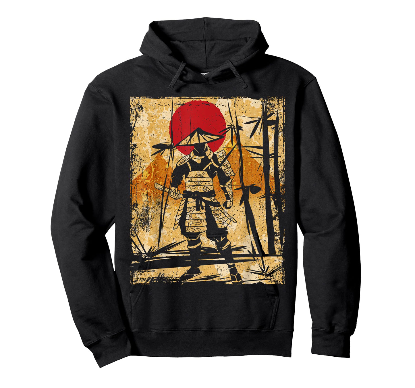 Samurai Japanese Art Vintage Fighter Retro T-Shirt