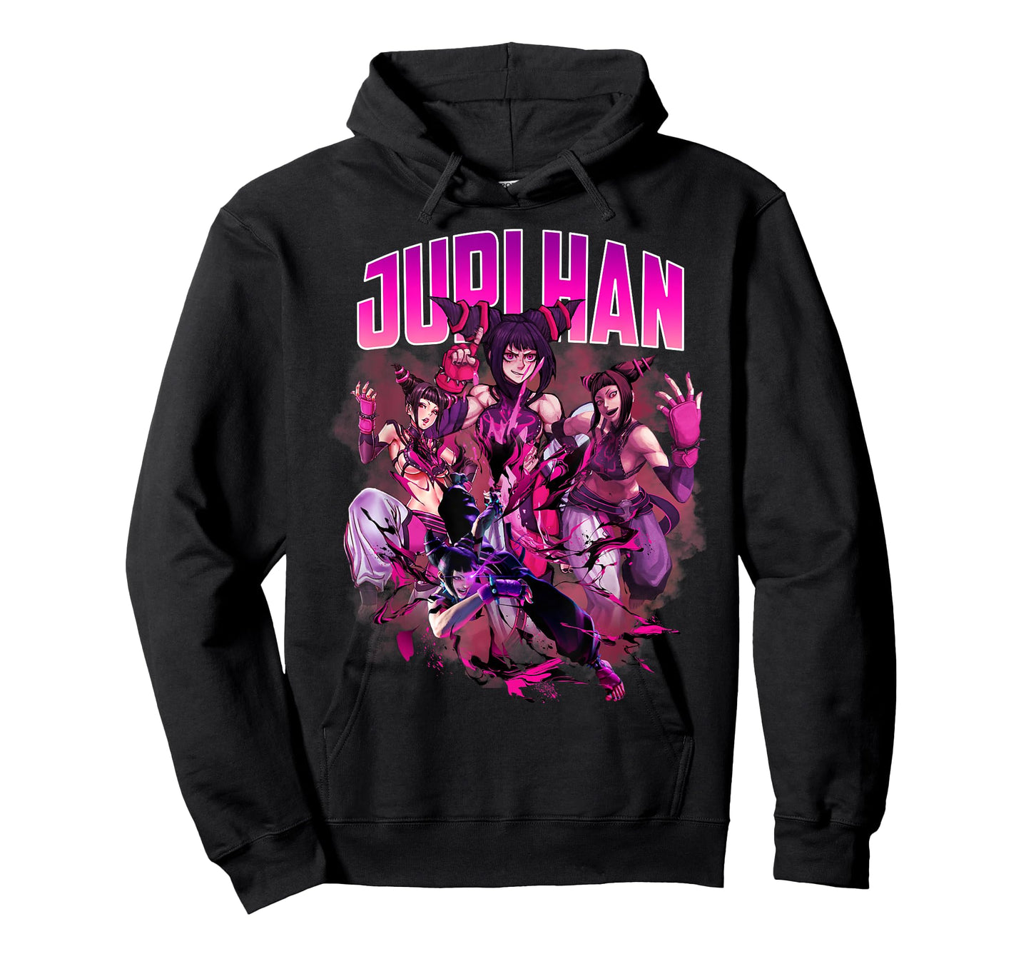Game Character Juri Han Collage Style 90's Vintage T-Shirt