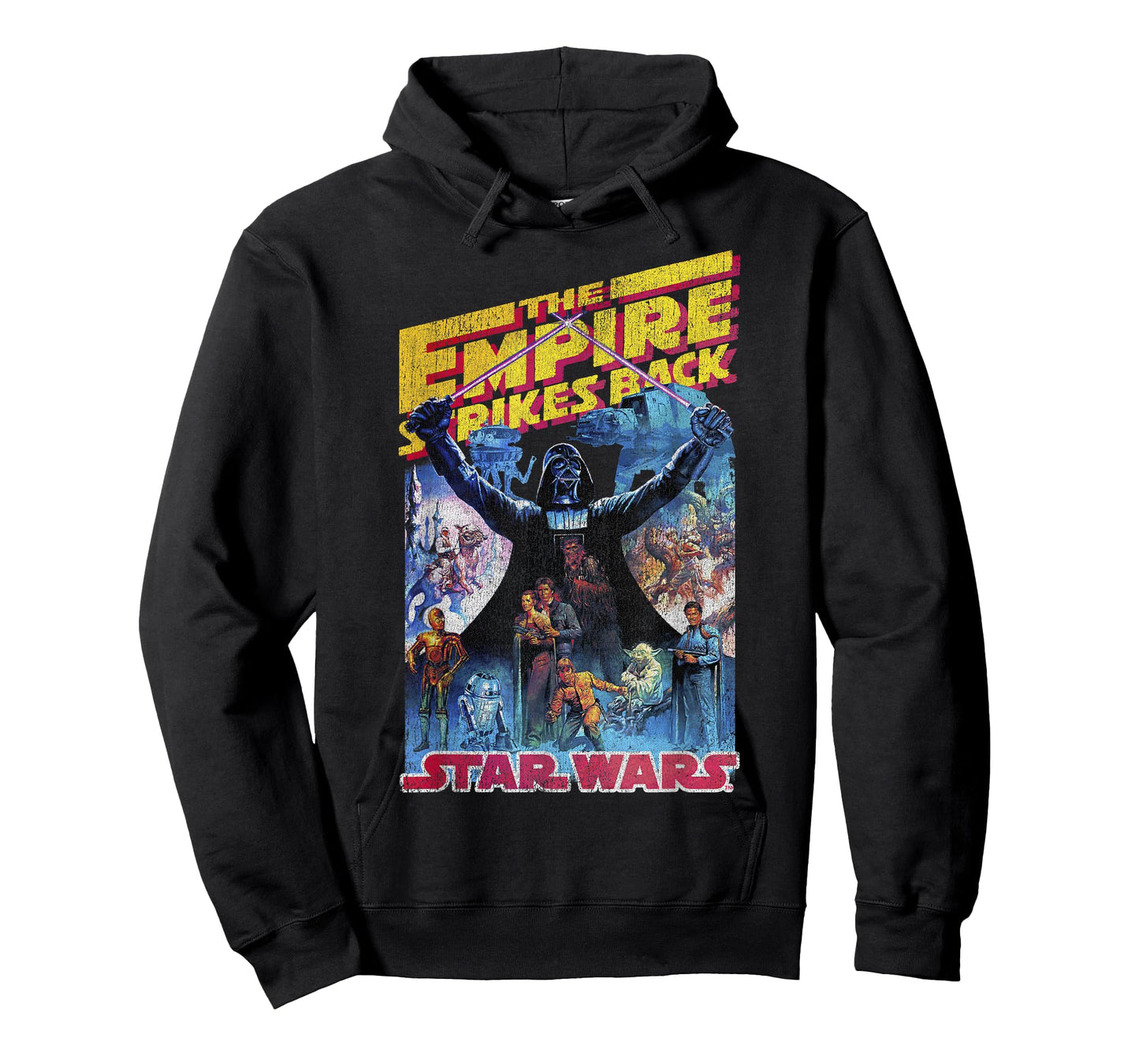 Star Wars Empire Strikes Back Retro Poster T-Shirt