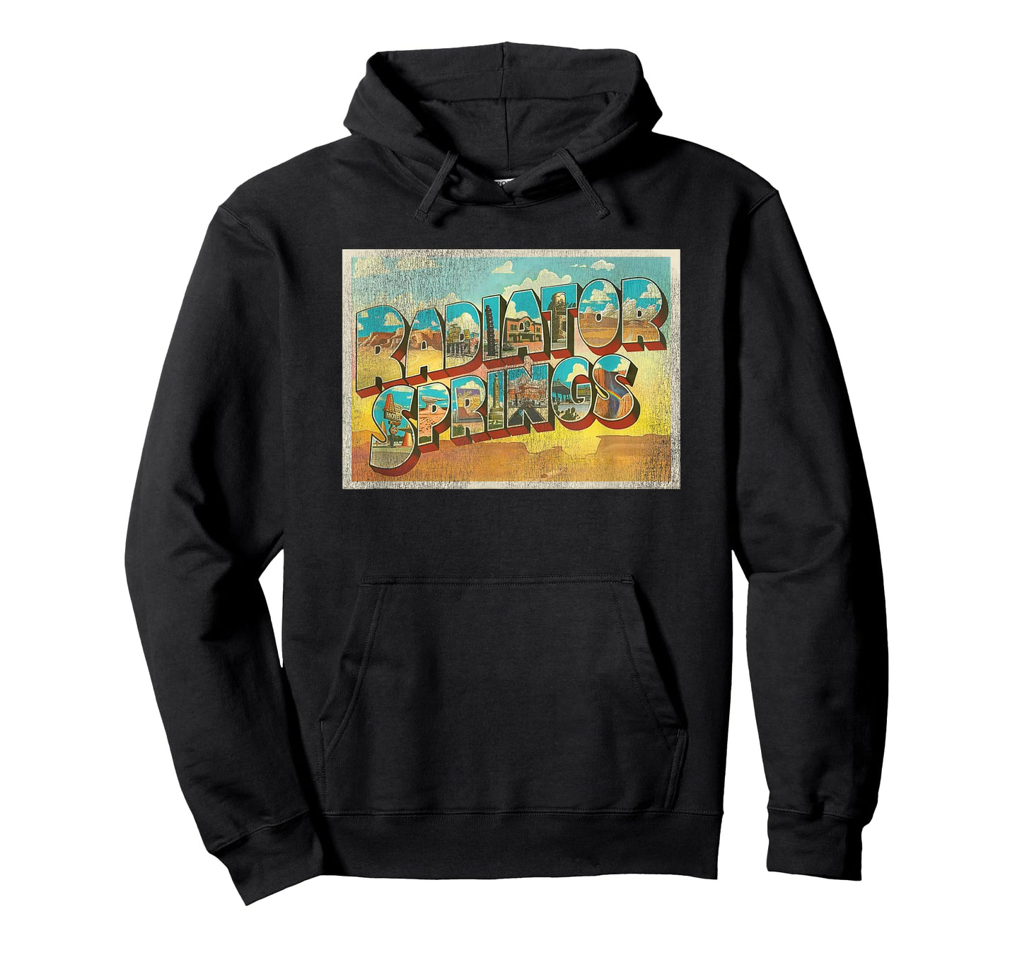 Disney Pixar Cars Radiator Springs Postcard T-Shirt