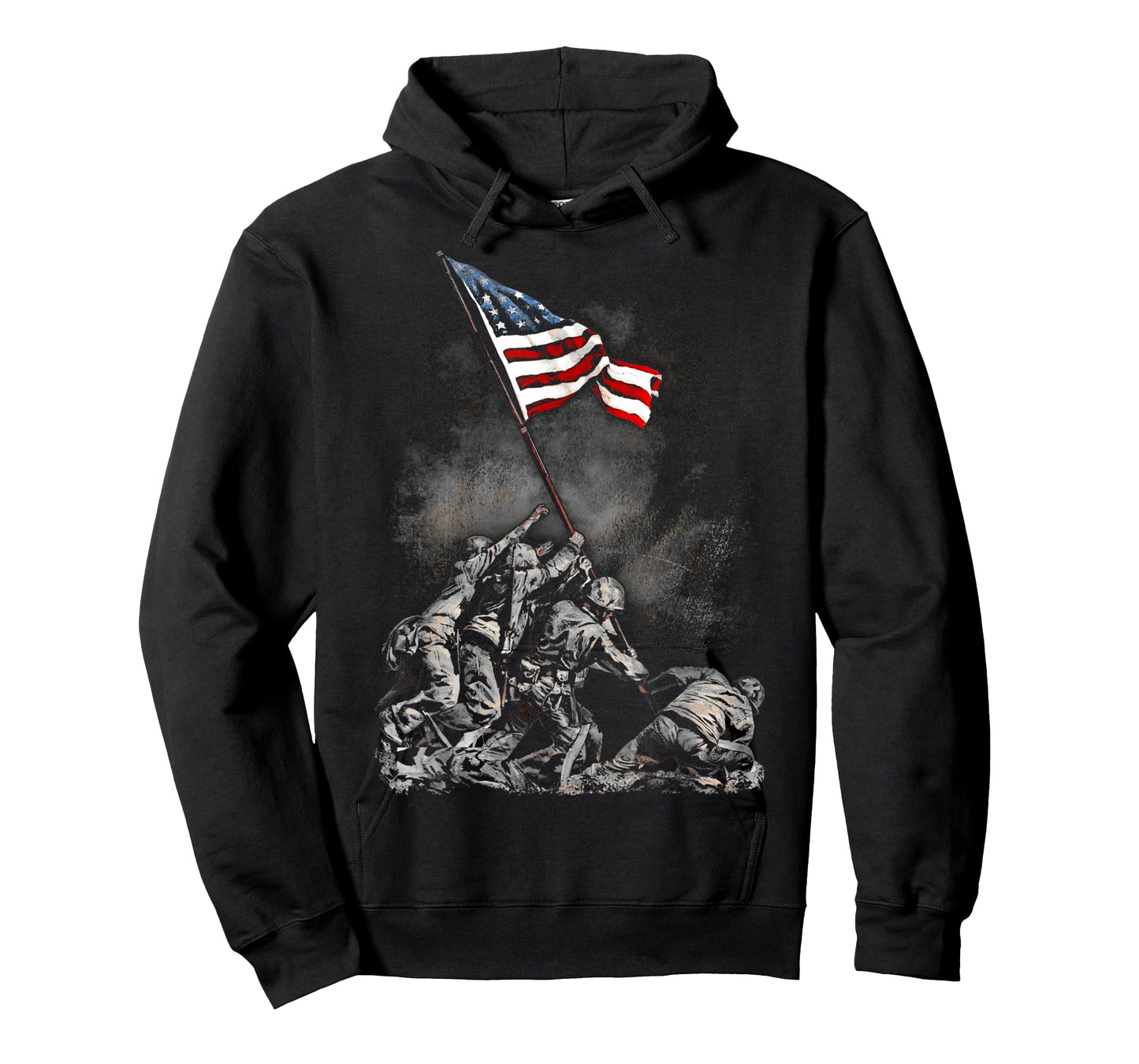 Soldiers Raising American Flag Iwo Jima T-Shirt