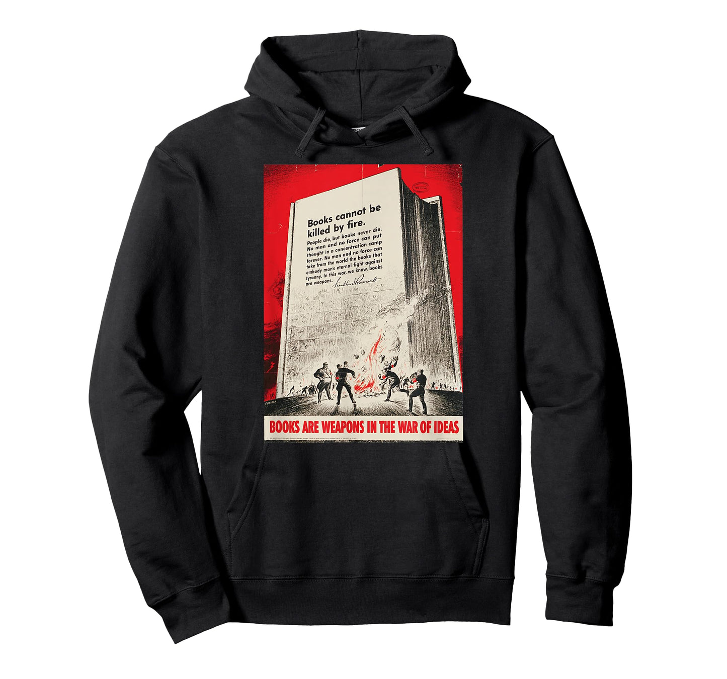 WWII Vintage Poster, Books Are Weapons T Shirt T-Shirt