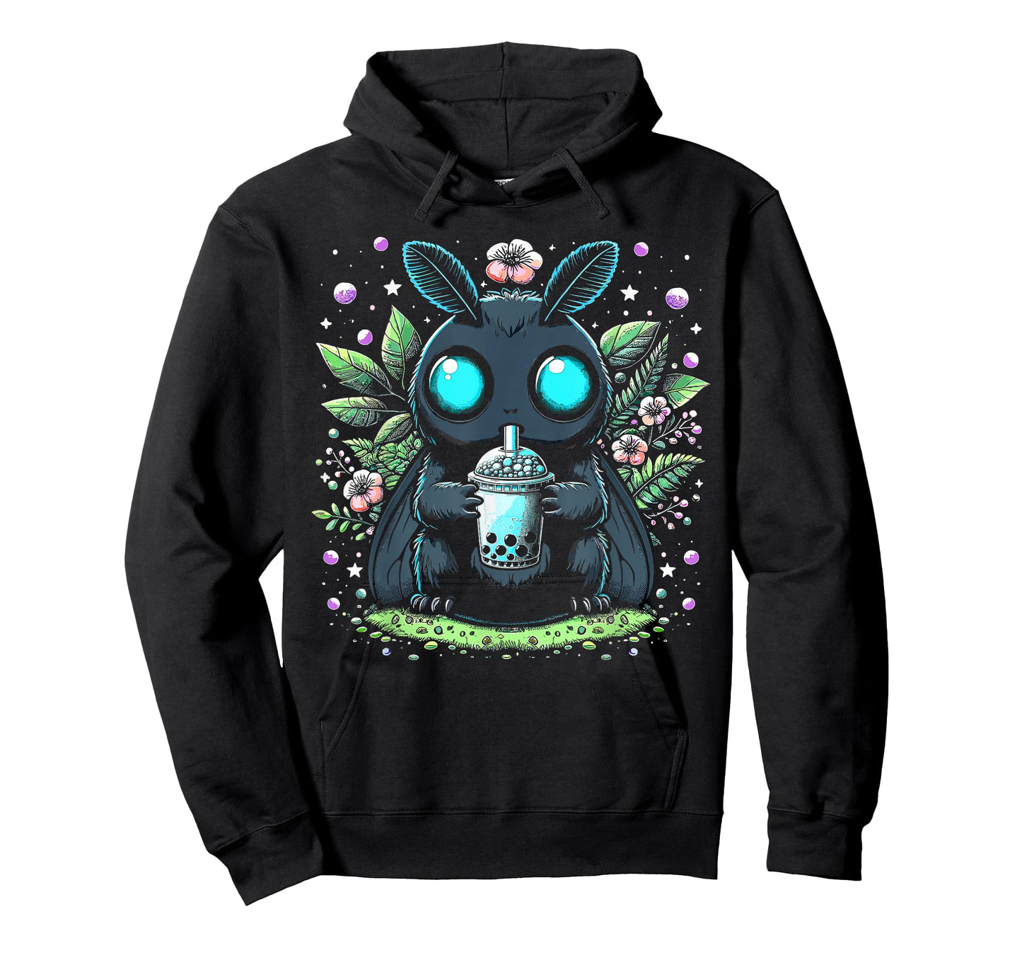 Cute Mothman Boba Tea Kawaii Bubble Tea T-Shirt