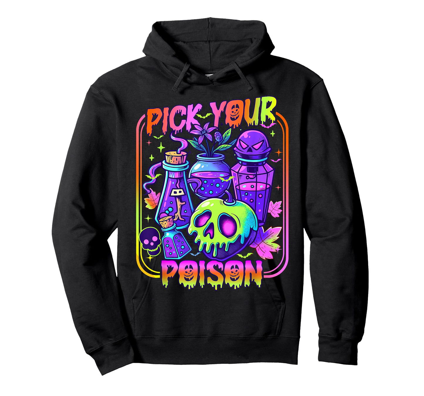 Pick Your Poison Happy Halloween Day Party Spooky Funny T-Shirt