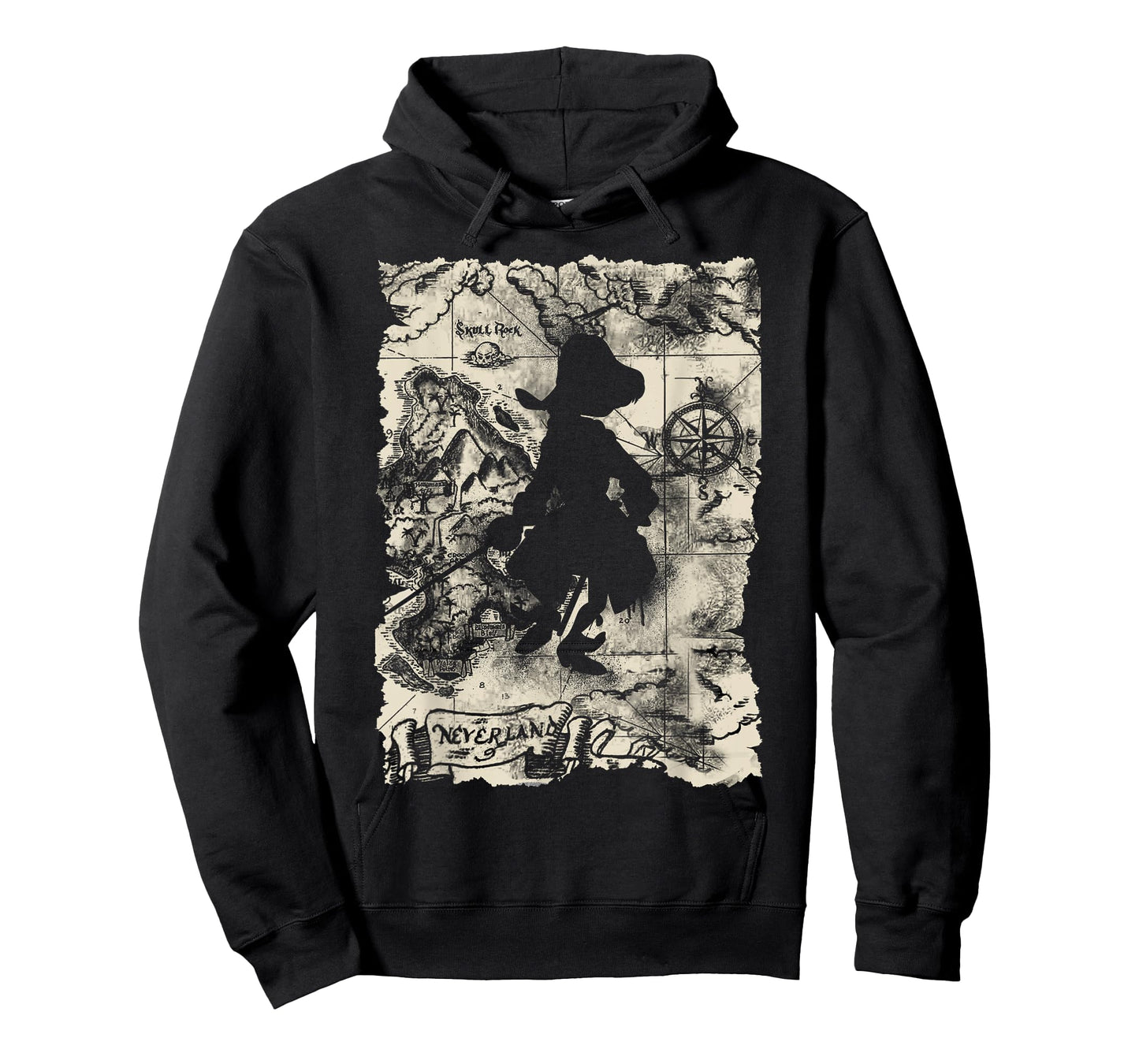 Disney - Captain Hook Map T-Shirt