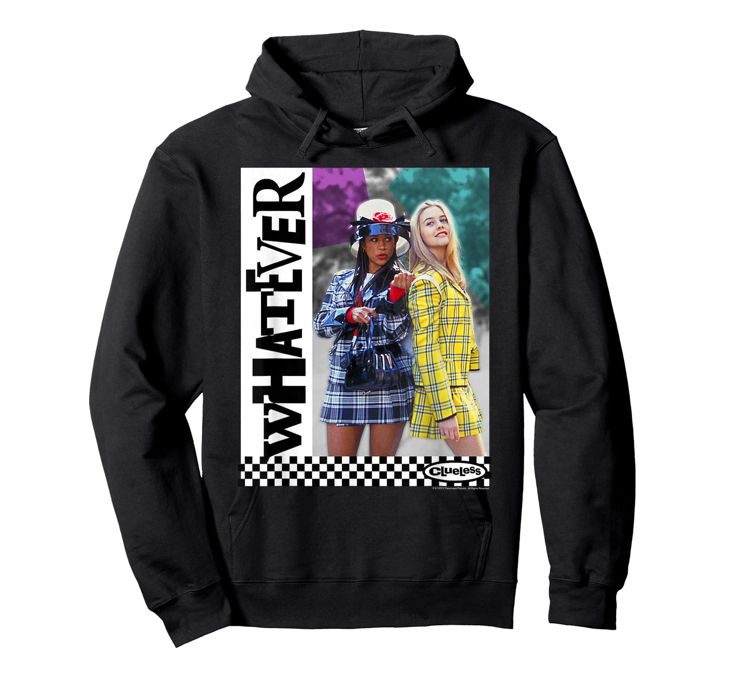 Clueless Whatever Checker T-Shirt