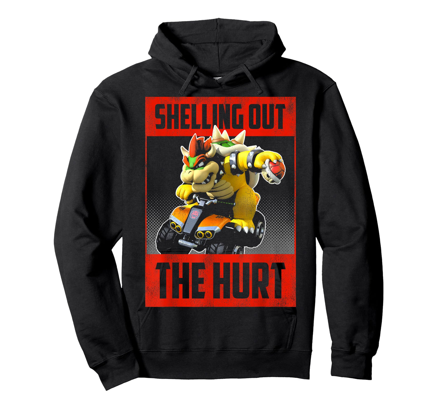 Mario Kart Bowser Shelling Out The Hurt Graphic T-Shirt T-Shirt