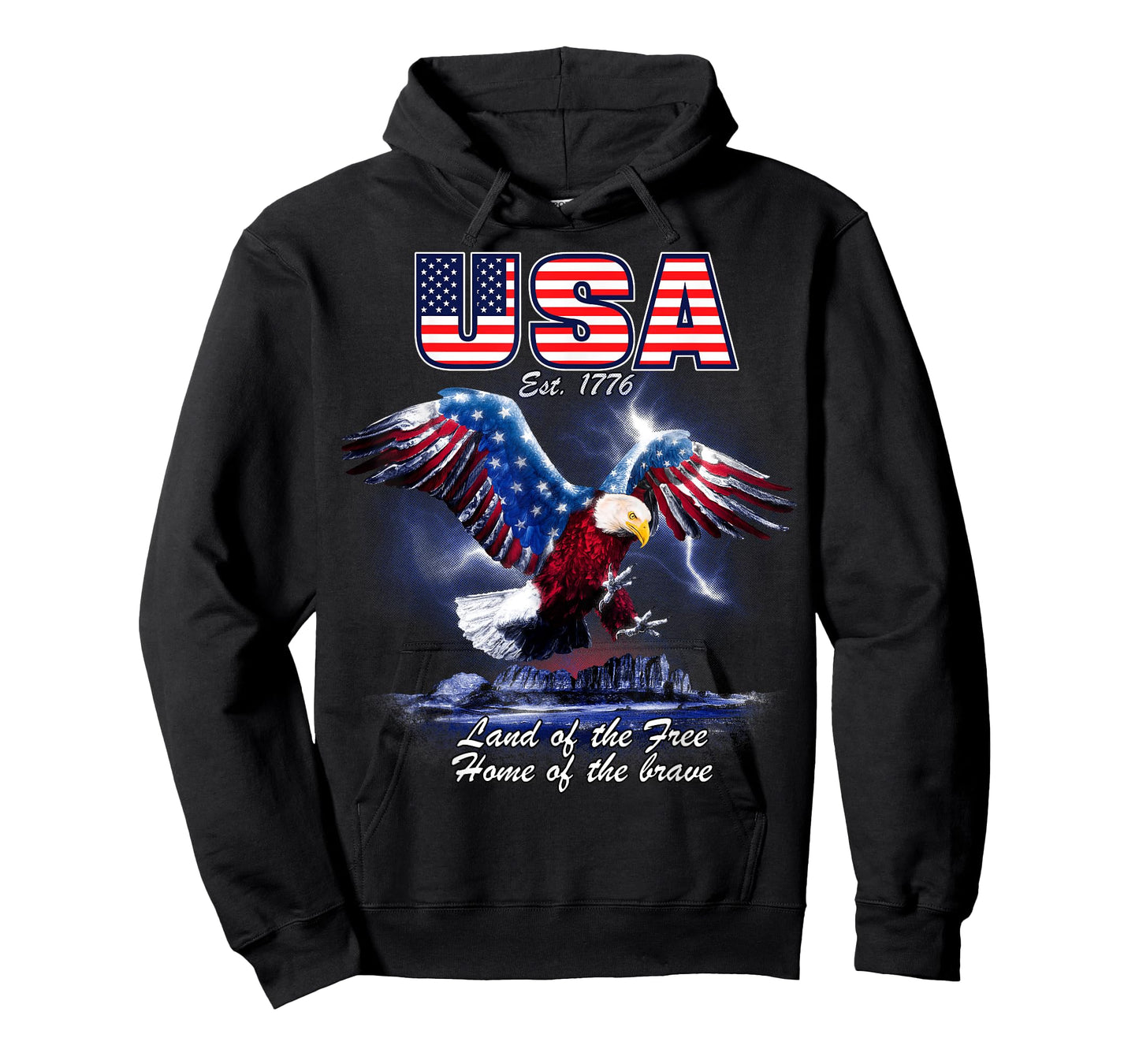 USA Patriotic American Eagle T-Shirt for Women Kids Men