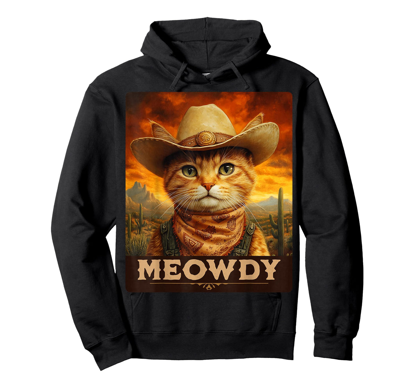 Meowdy, Cowboy: A Furry Friend in the Wild West, cat T-Shirt