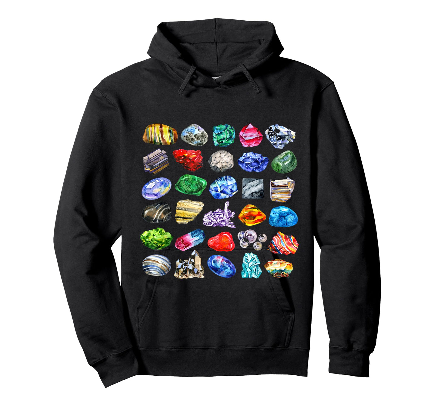 Minerals Gems and Crystals Rock Collecting T-Shirt