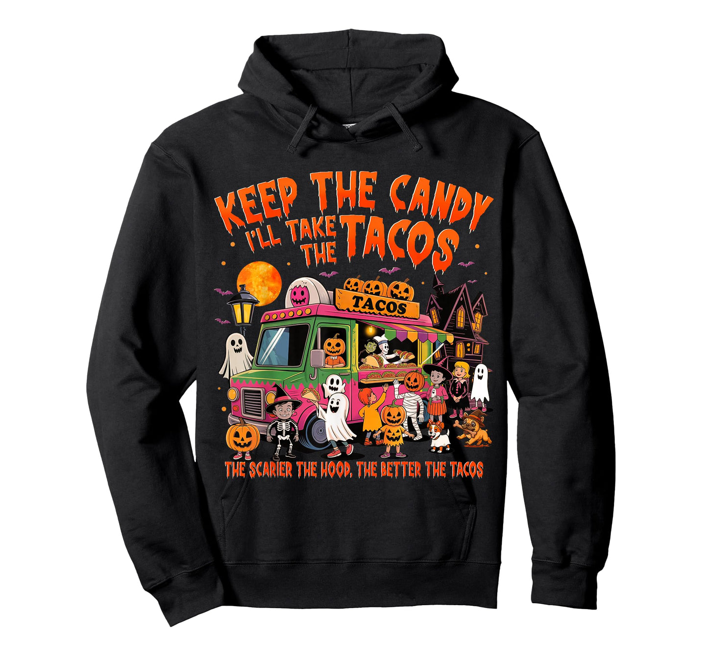 Keep The Candy I'll Take The Tacos Funny Halloween Tacos T-Shirt