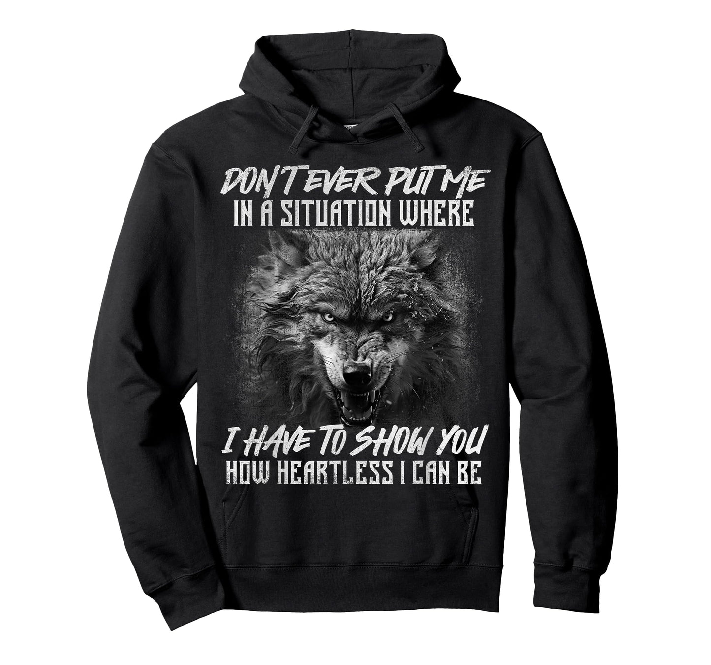 How Heartless I Can Be - Wolf Lover Wildlife Animal T-Shirt