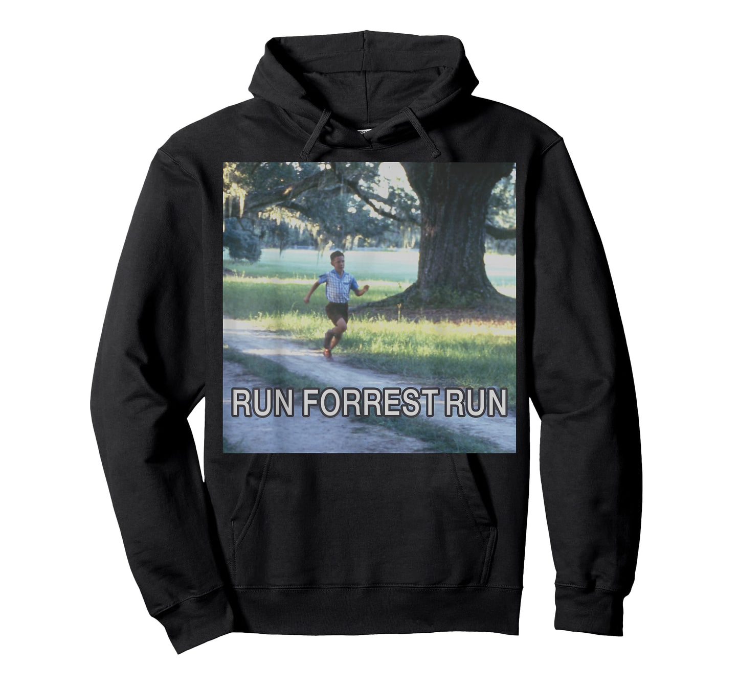 Forrest Gump Run Forrest Run Photo Panel T-Shirt