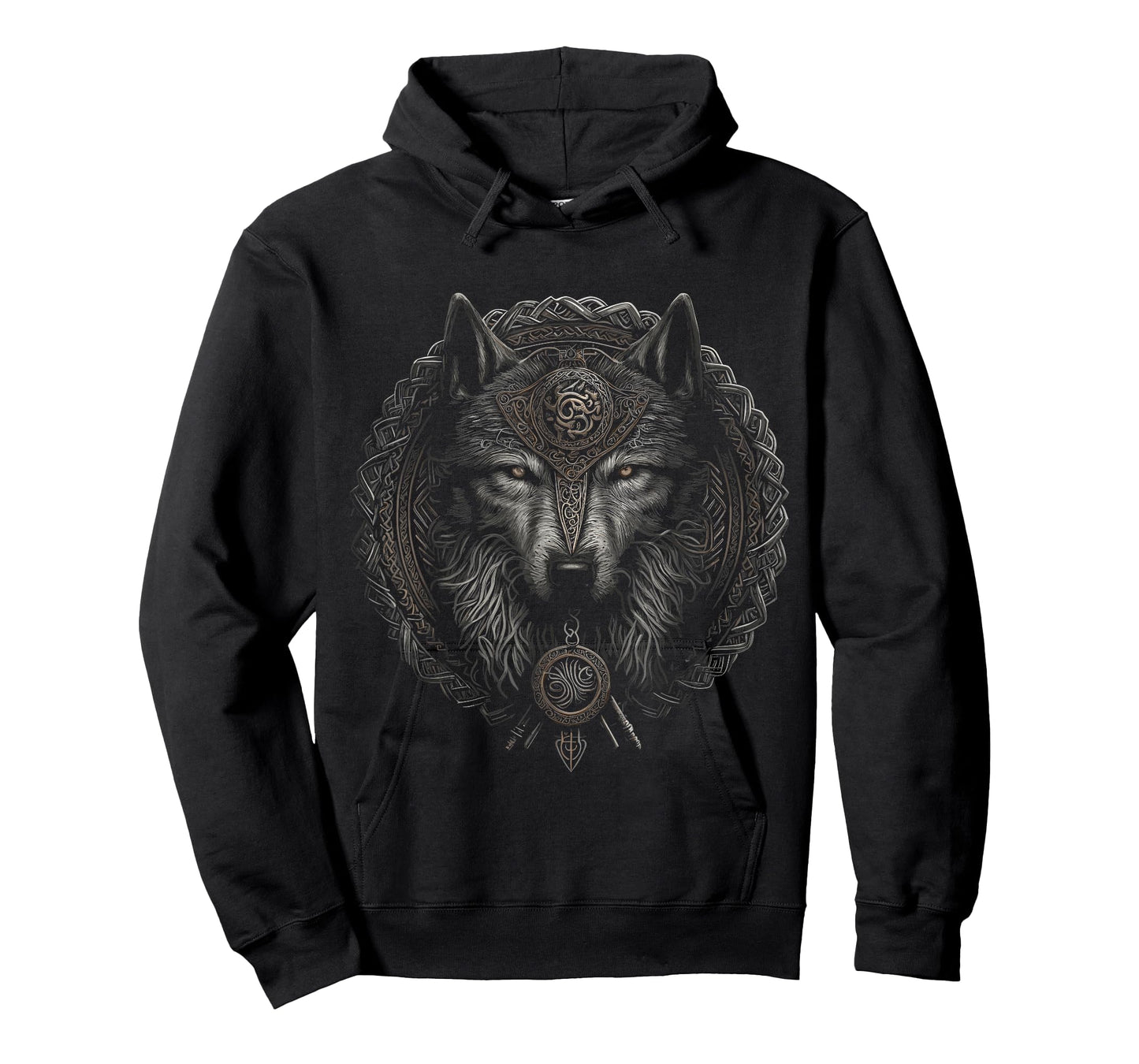 Viking Celtic Fenrir Wolf Women, Men T-Shirt