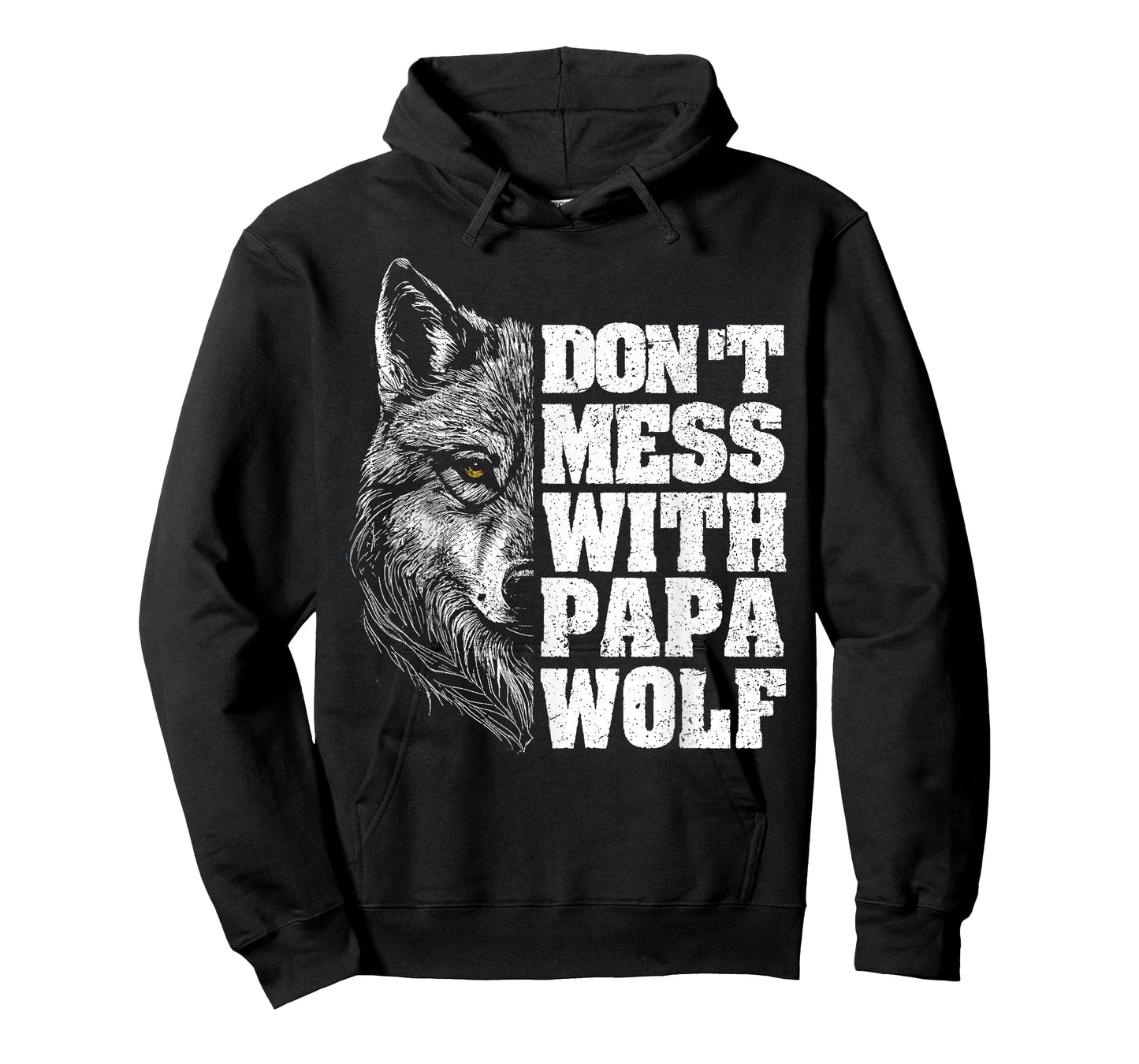 Don't Mess with Papa Wolf Dad Men for Father's Day T-Shirt