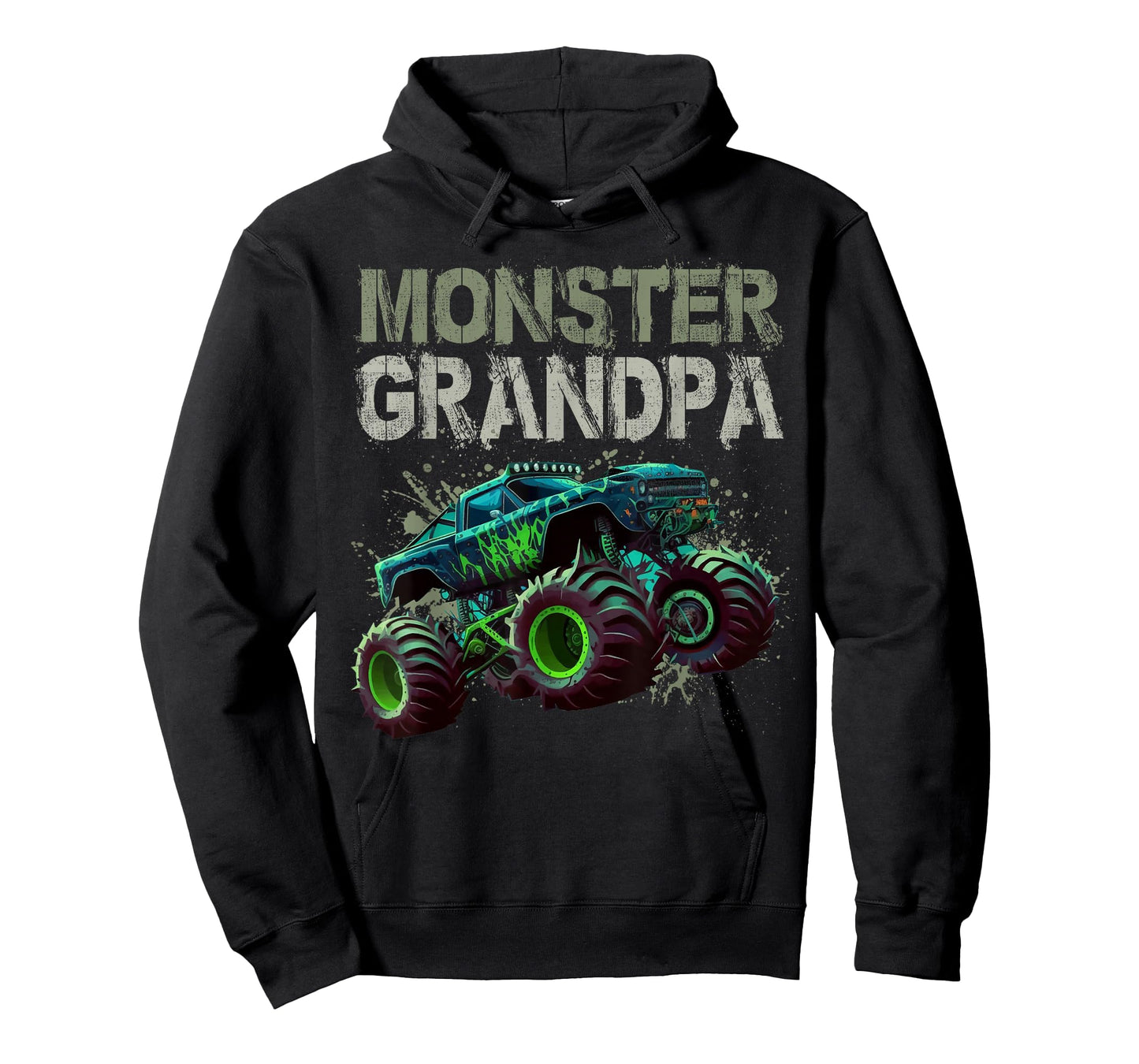 Monster Truck Grandpa Family Matching Monster Truck Lovers T-Shirt