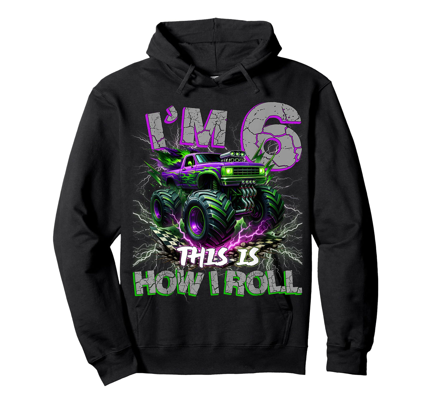 Im 6 Years Olds Monster Truck 6th Birthday Boy Gifts Outfit T-Shirt