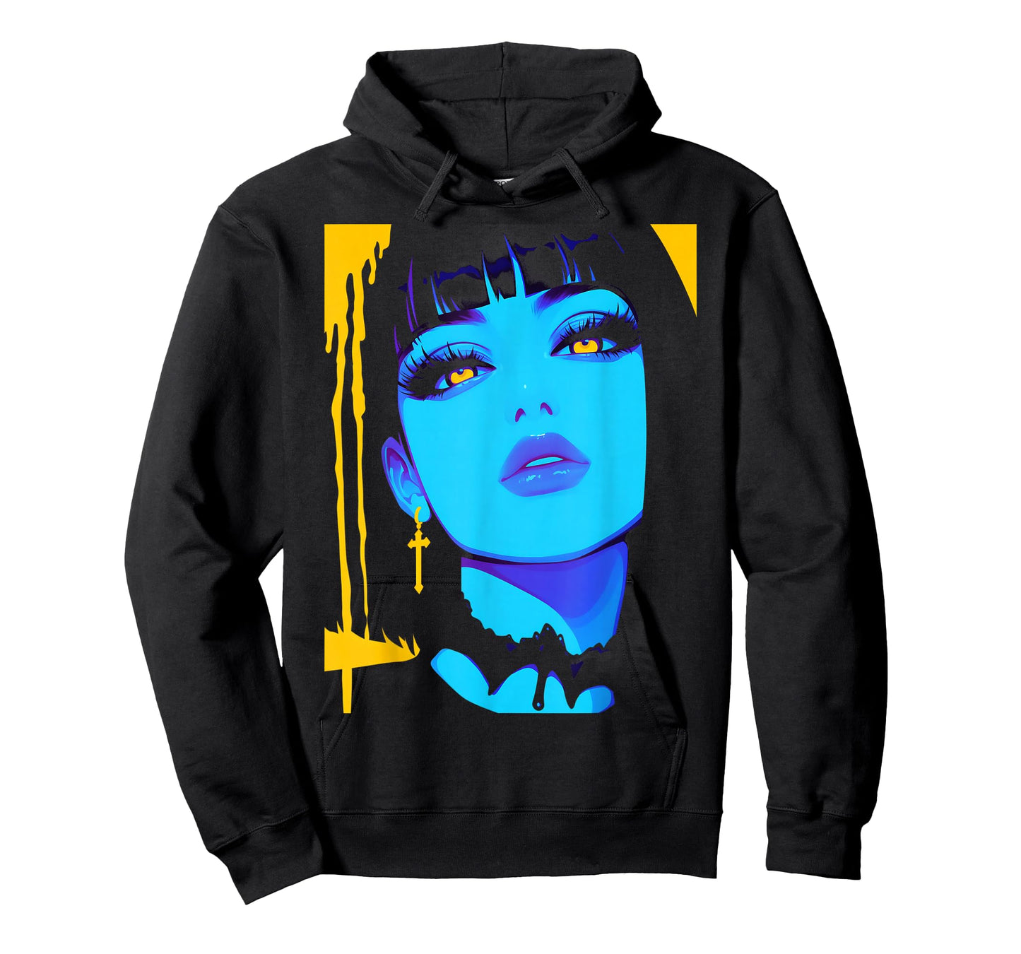 Cybergoth Cybercore Grunge Punk Goth Girl Alt Anime Manga T-Shirt