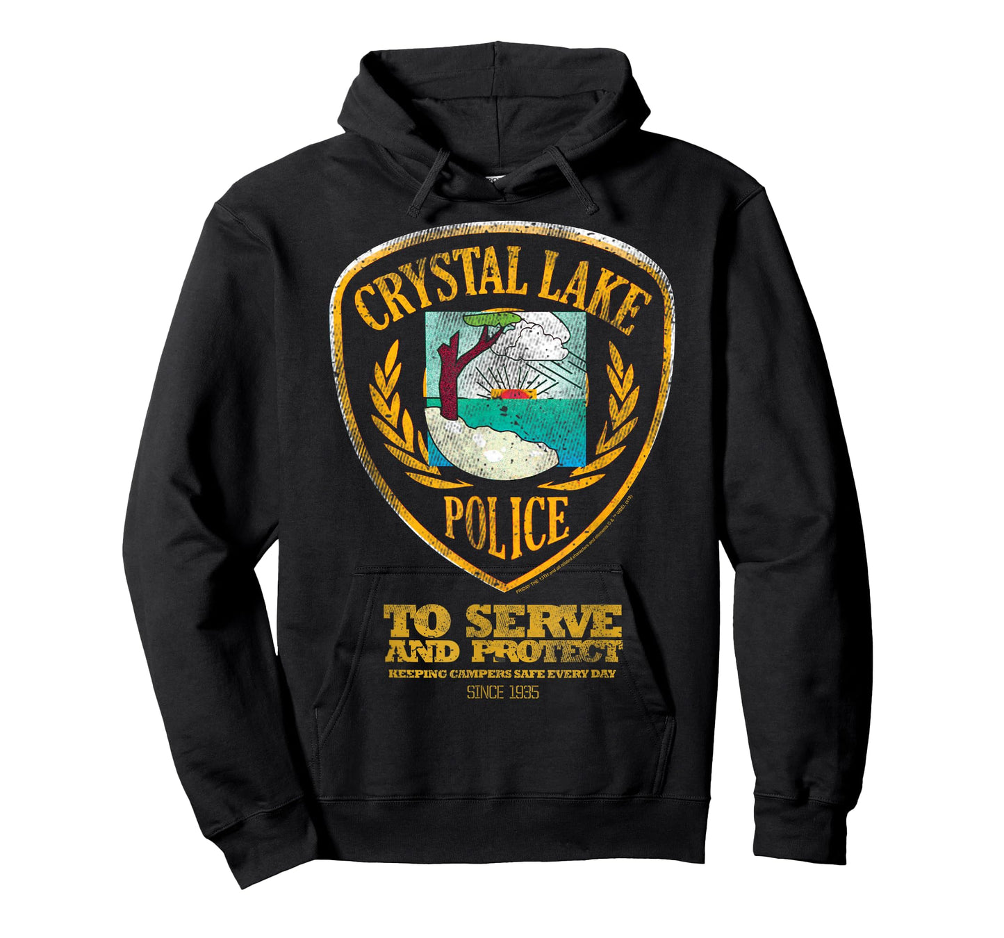 Friday The 13th Crystal Lake Police To Serve And Protect T-Shirt