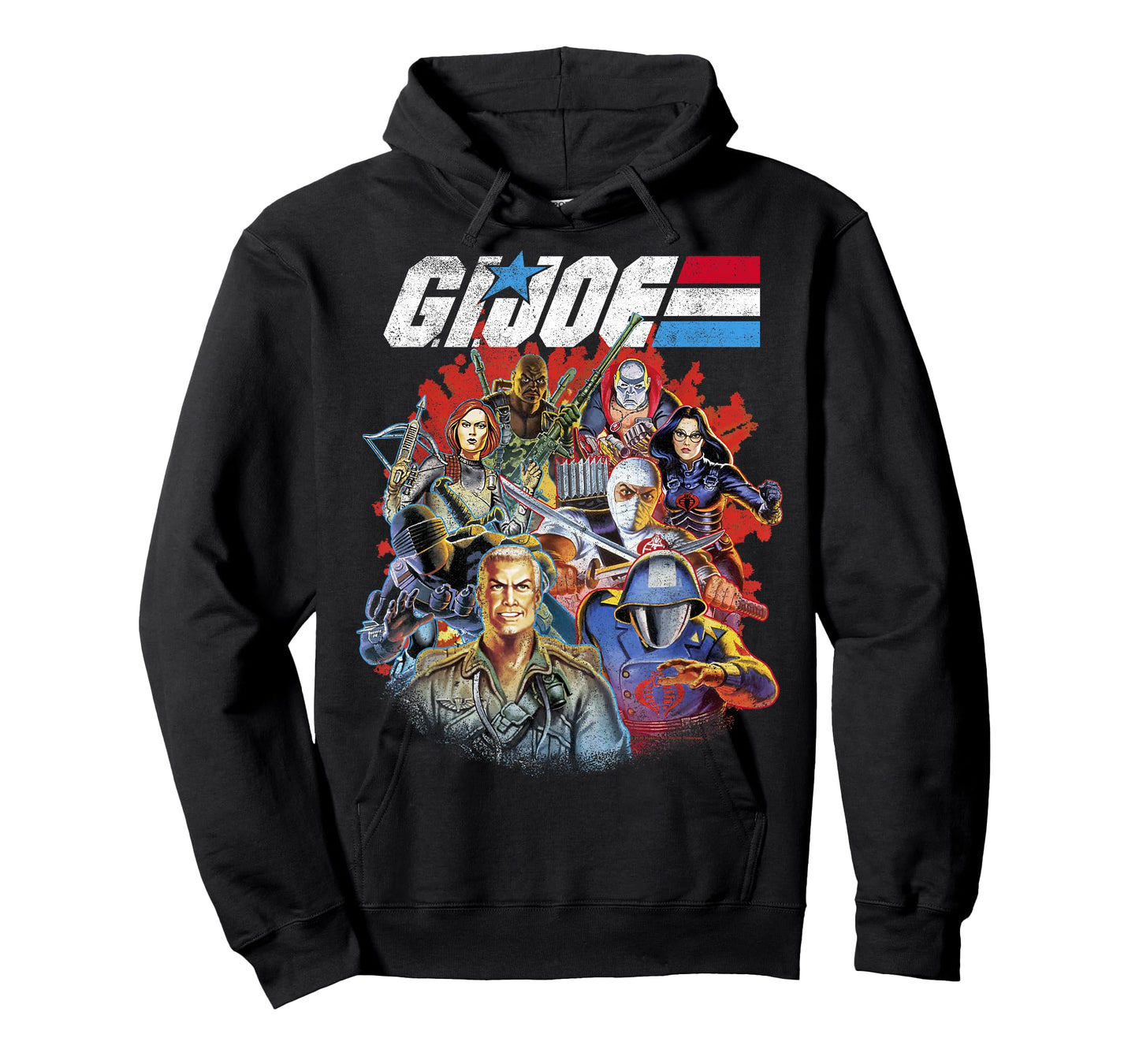 G.I. Joe Retro Group Shot American Hero Fade Logo T-Shirt