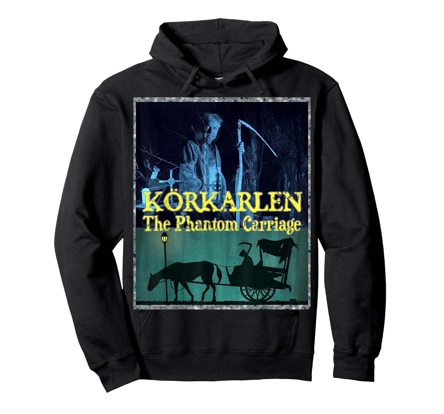 Vintage Classic Horror Körkarlen The Phantom Carriage T-Shirt