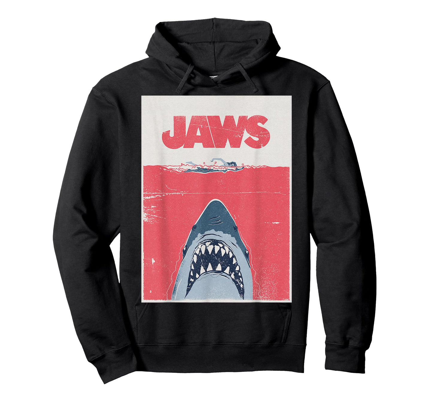 Jaws 50th Anniversary Poster Red Tide Front & Back T-Shirt