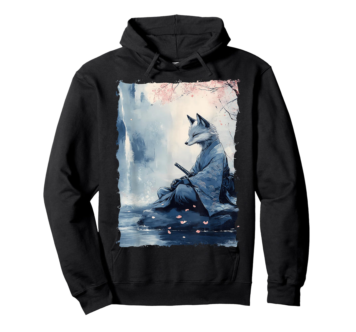 Kitsune Samurai Warrior Japan Myth Fox Spirit T-Shirt