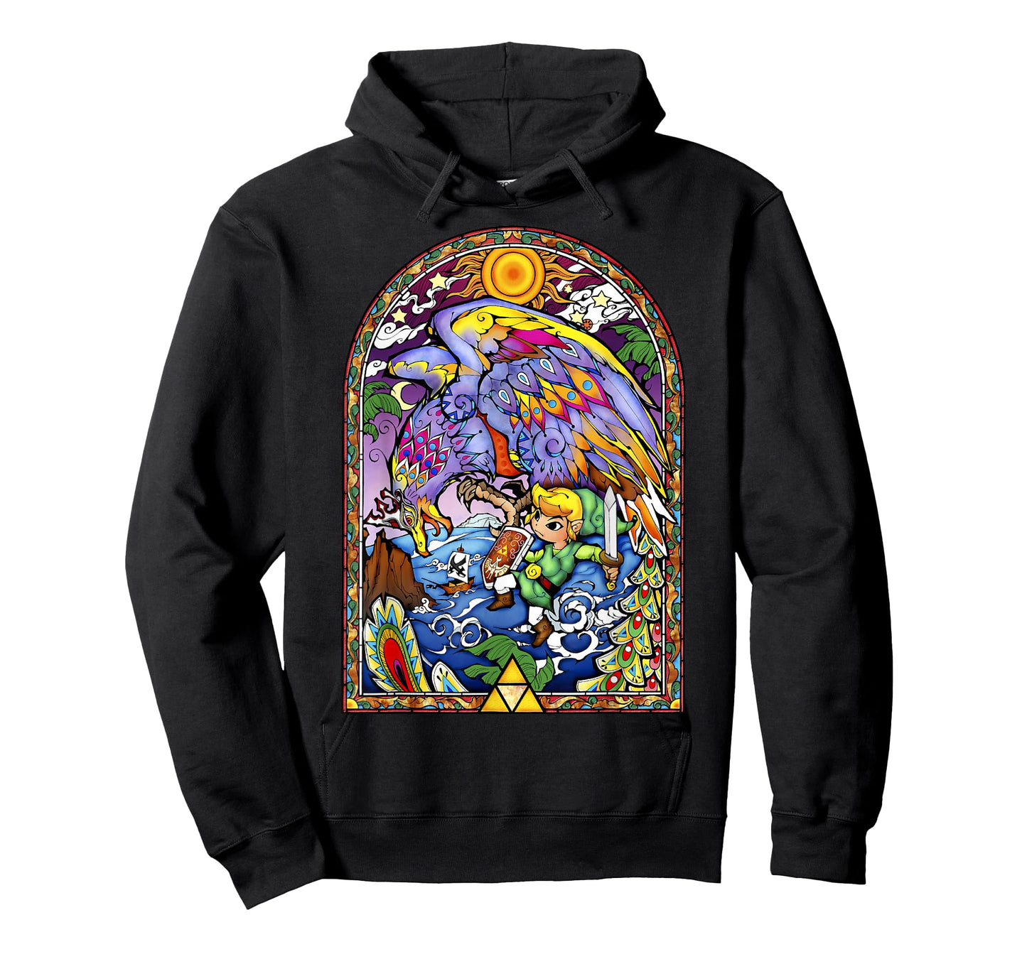 Legend of Zelda Wind Waker Kargaroc Glass Graphic T-Shirt T-Shirt