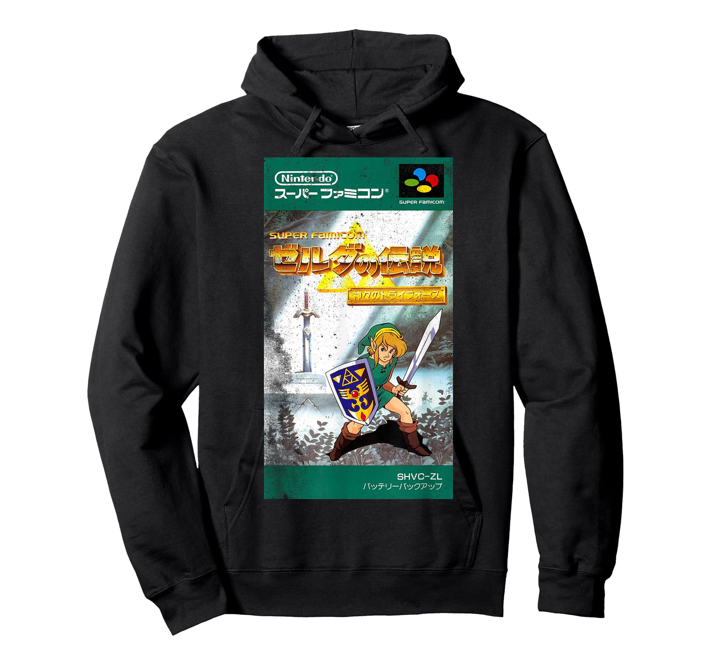 The Legend of Zelda A Link To The Past Vintage Kanji Game T-Shirt