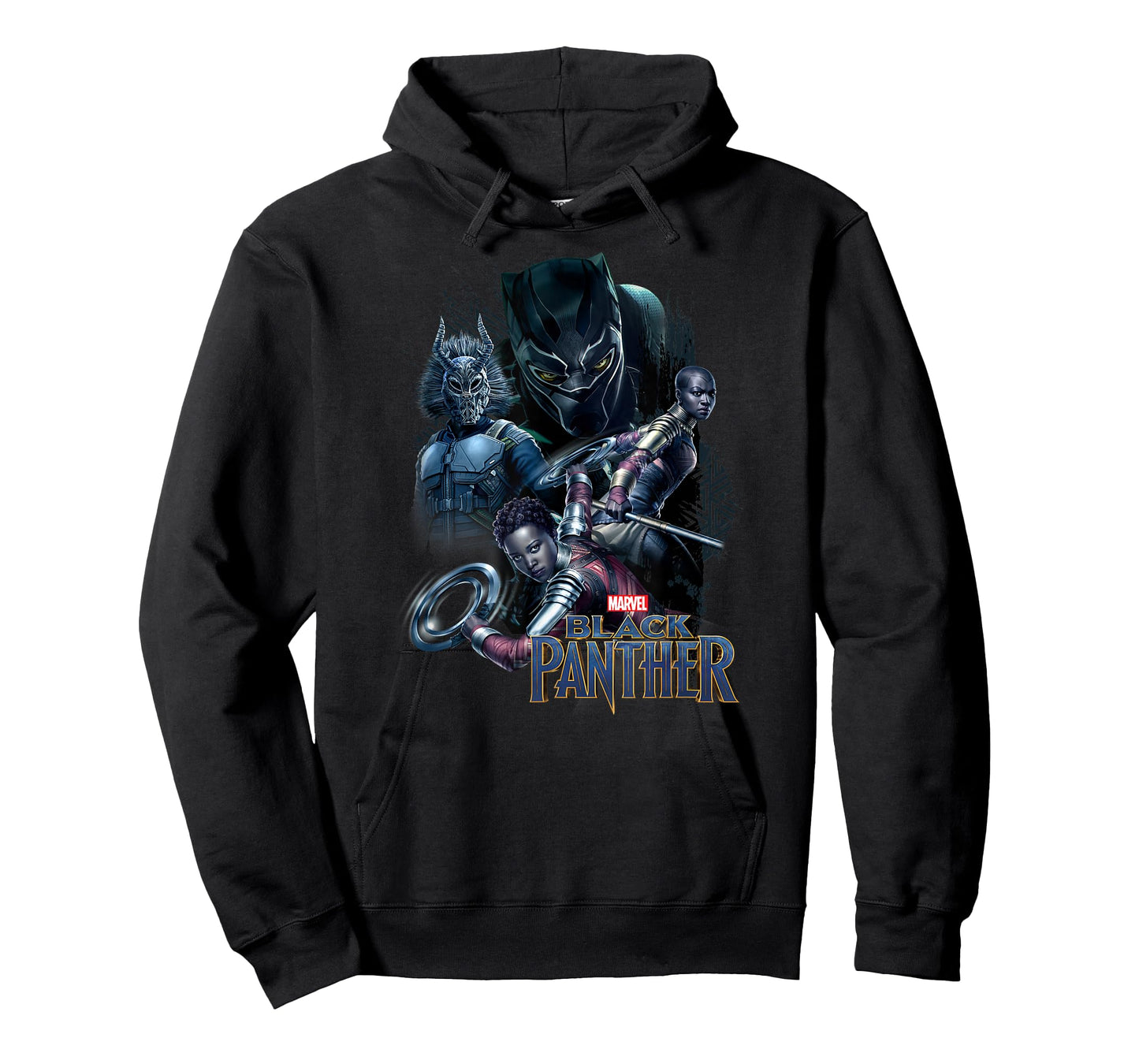 Marvel Black Panther Movie Warrior Poses Graphic T-Shirt T-Shirt