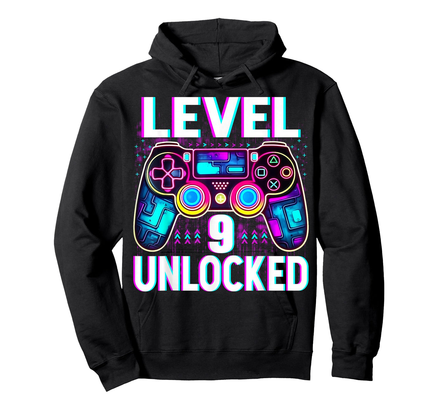 Level 9 Unlocked Shirt Funny Video Gamer Geek 9th Birthday T-Shirt