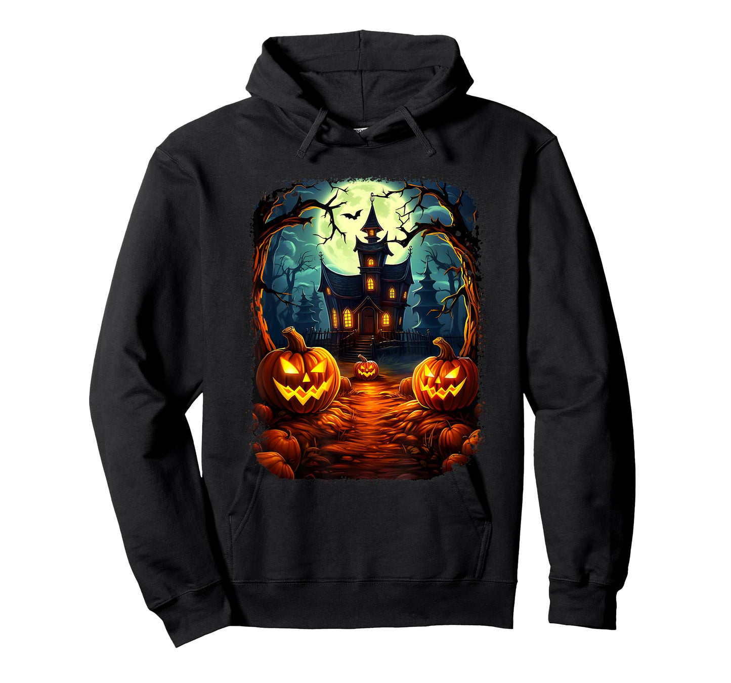 Halloween Haunted House Pumpkin Ghosts Spooky Season T-Shirt