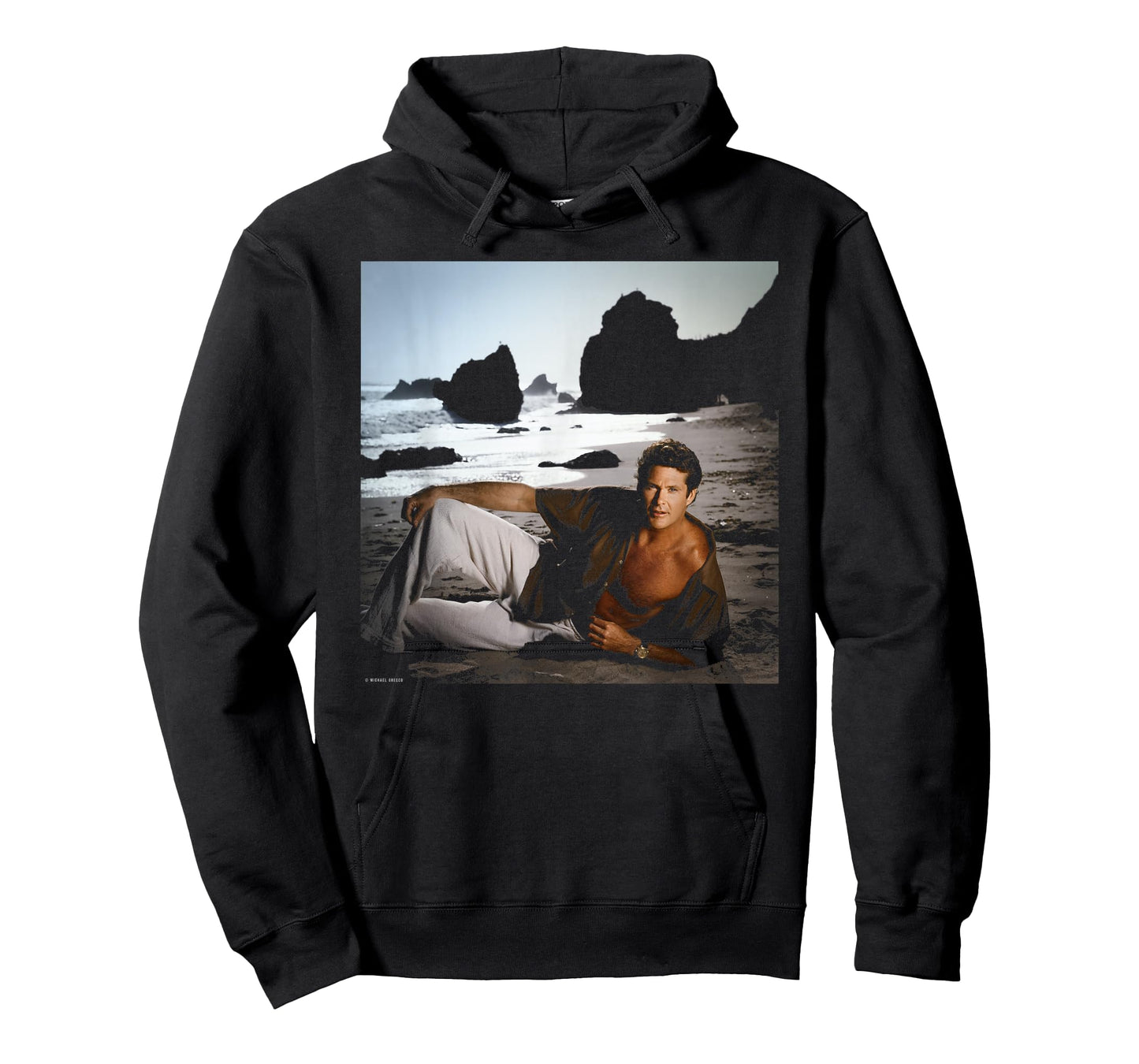 David Hasslehoff Baywatch Actor By Michael Grecco T-Shirt
