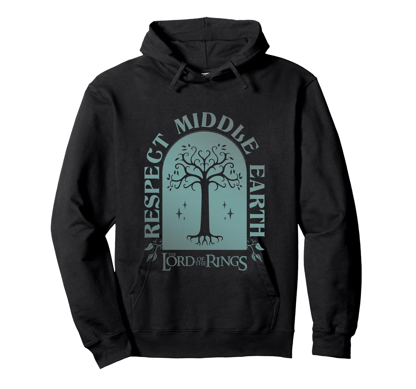 The Lord of the Rings Respect Middle Earth Tree Fantasy Long Sleeve T-Shirt