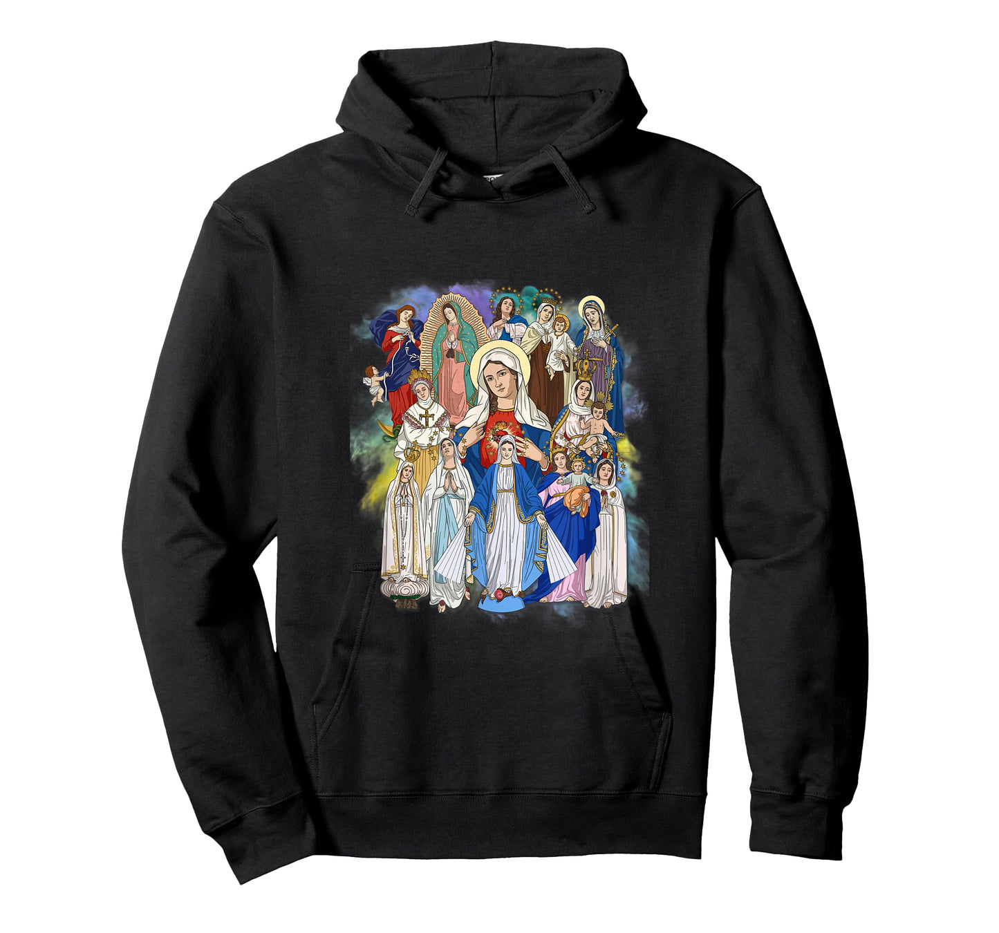 Our Lady The Blessed Mother Latin Marian Titles Catholic T-Shirt