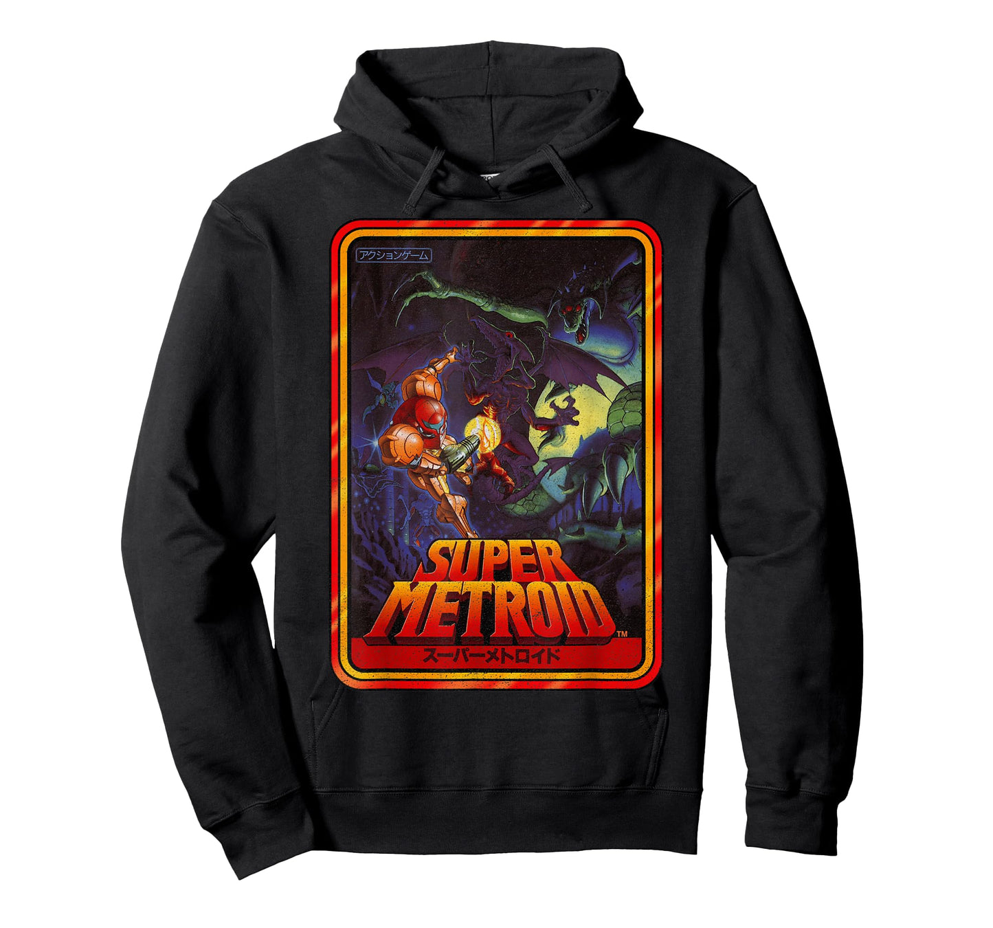 Nintendo Super Metroid Kanji Poster Style T-Shirt