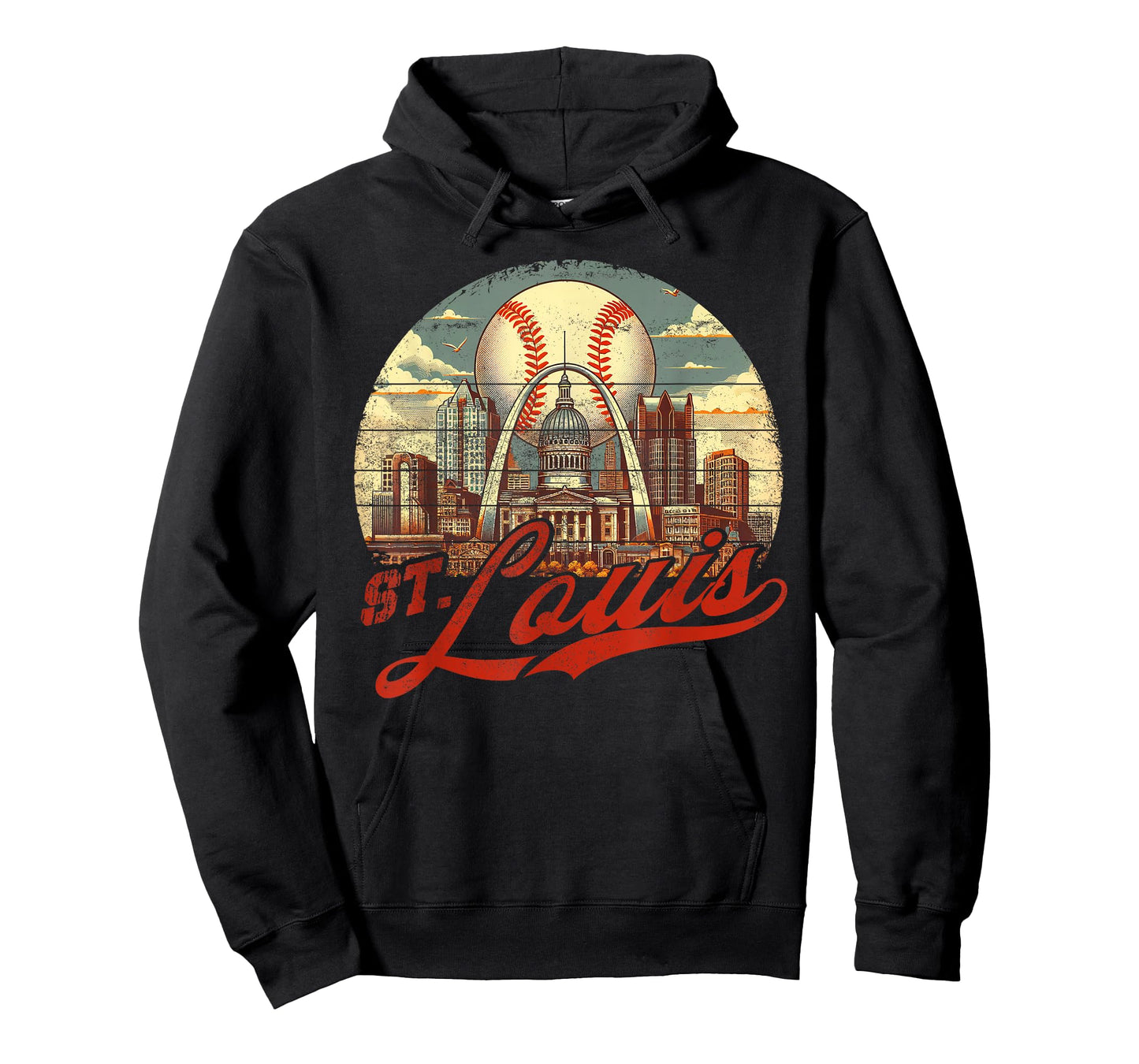 St. Louis Retro Baseball Lover Game Day Men Boys Girls T-Shirt