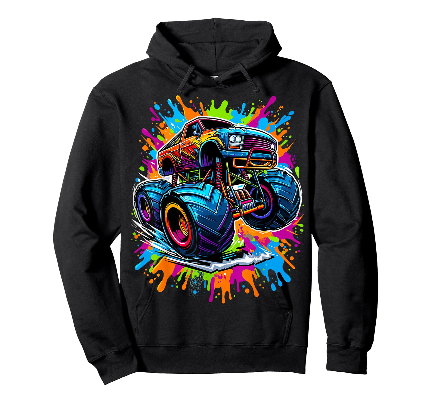 Monster Truck Lover Colorful T-Shirt