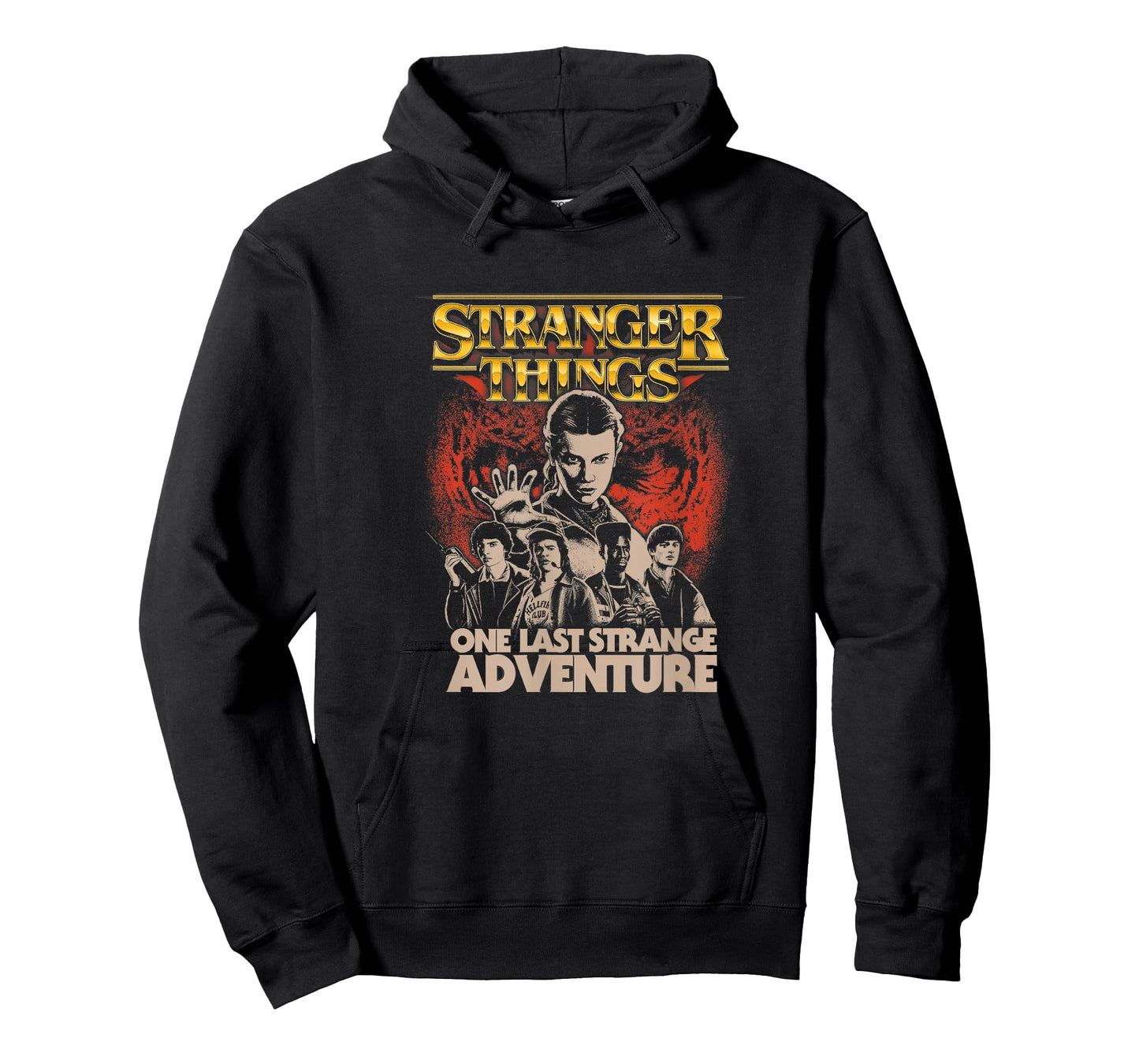 Stranger Things One Last Strange Adventure Distressed Poster T-Shirt