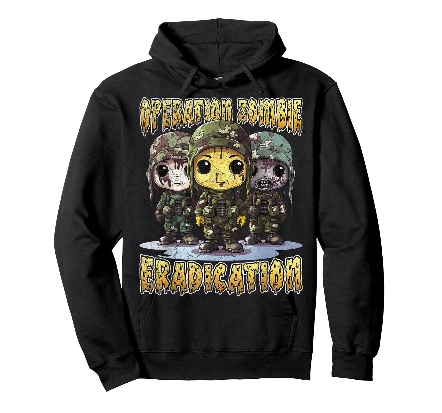 Operation zombie eradication funny Halloween camo soldier T-Shirt