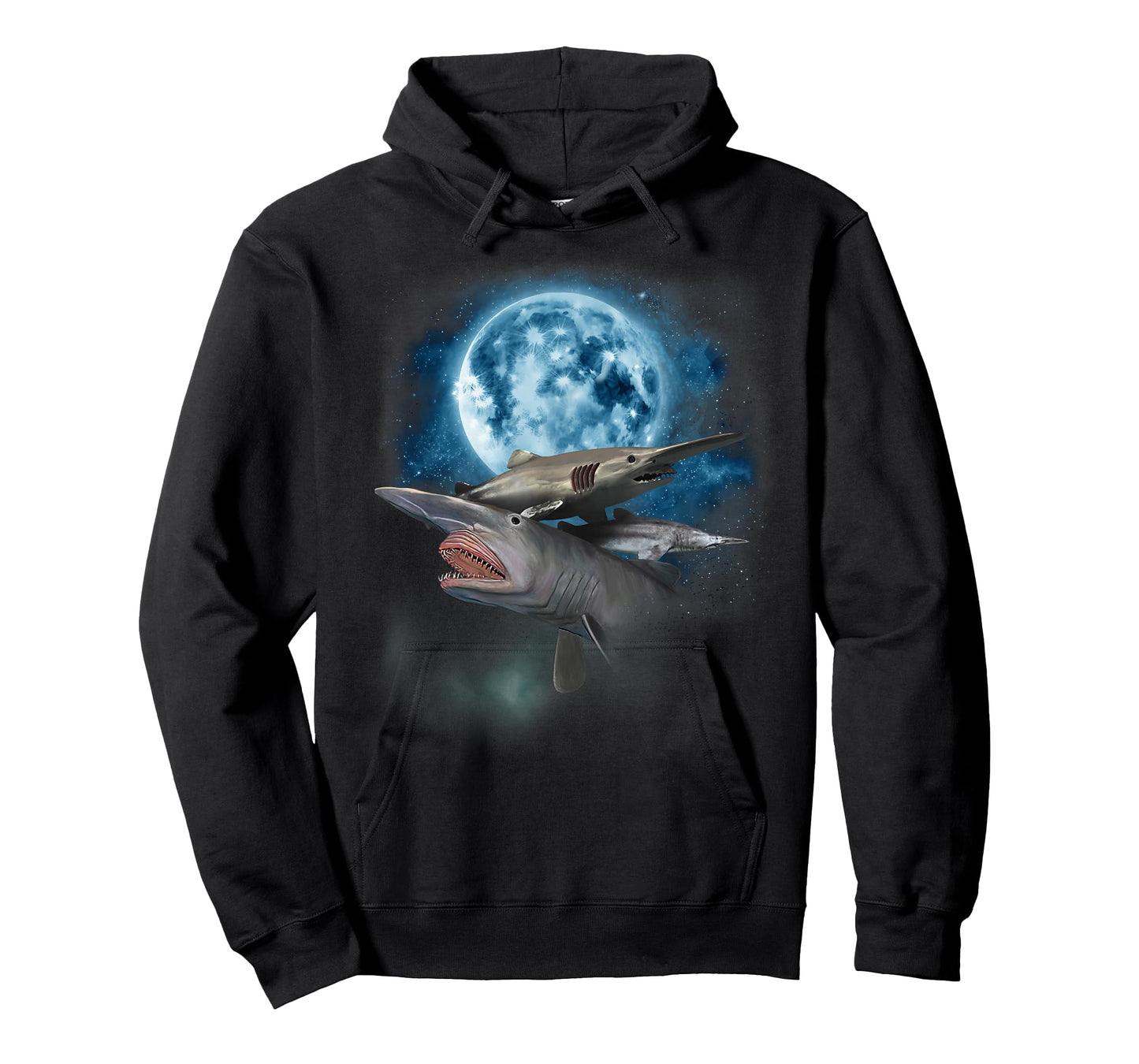 Goblin Shark Shirt - Howling at the Moon Goblin Shark T-Shirt
