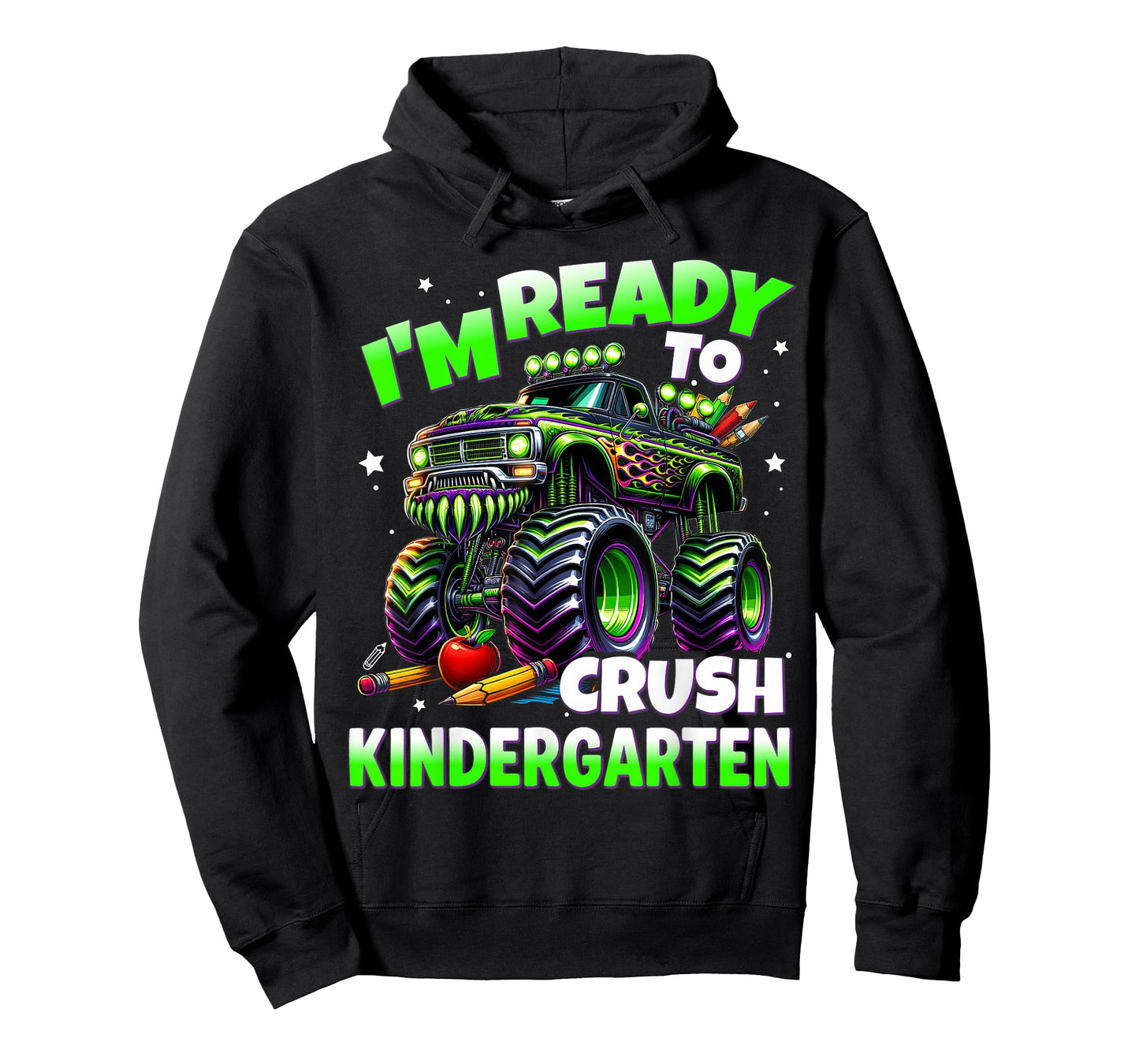I'm Ready To Crush Kindergarten Monster Truck Boys T-Shirt