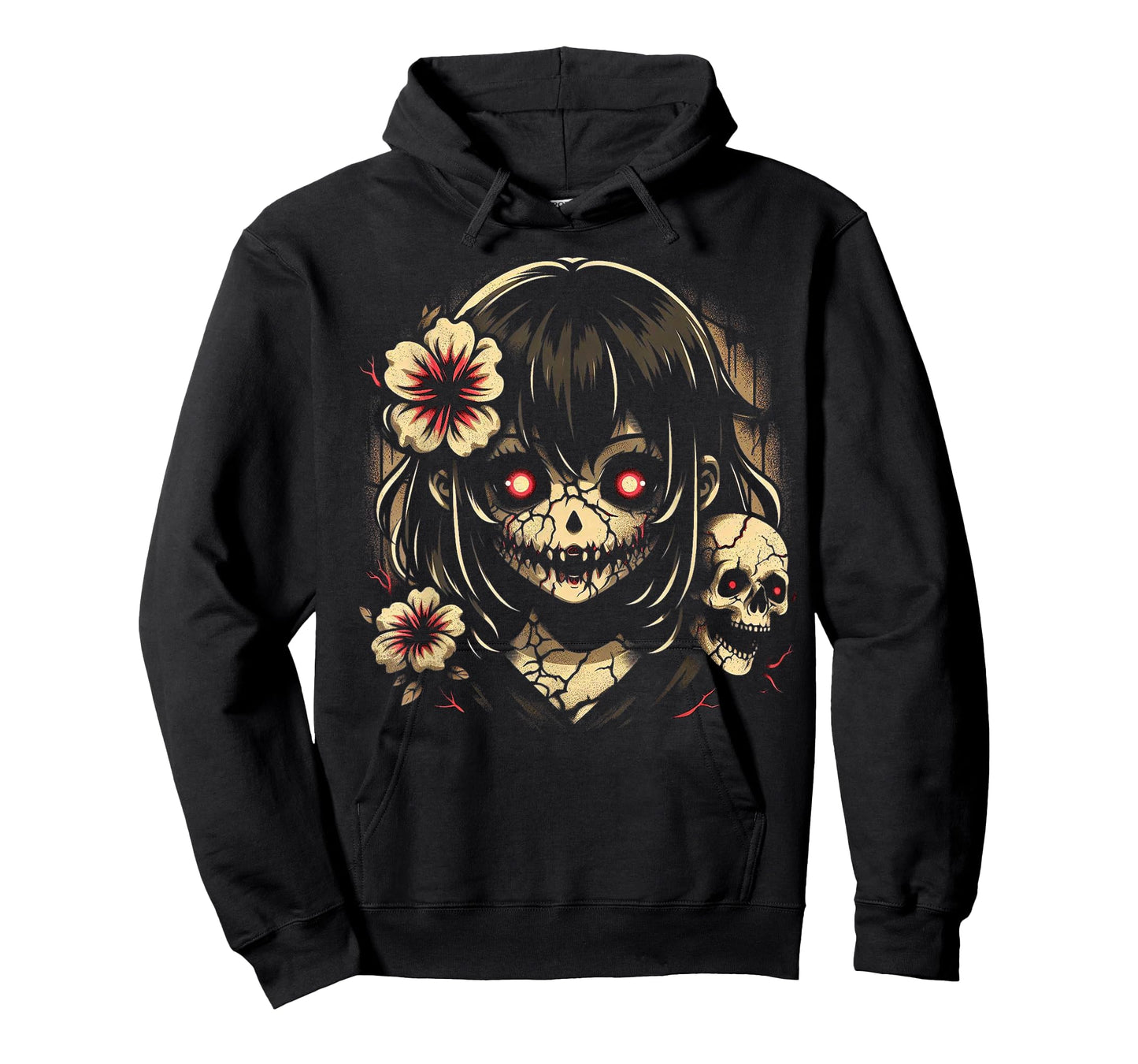Horror Anime Manga Japanese Scary Kawaii Anime Goth T-Shirt