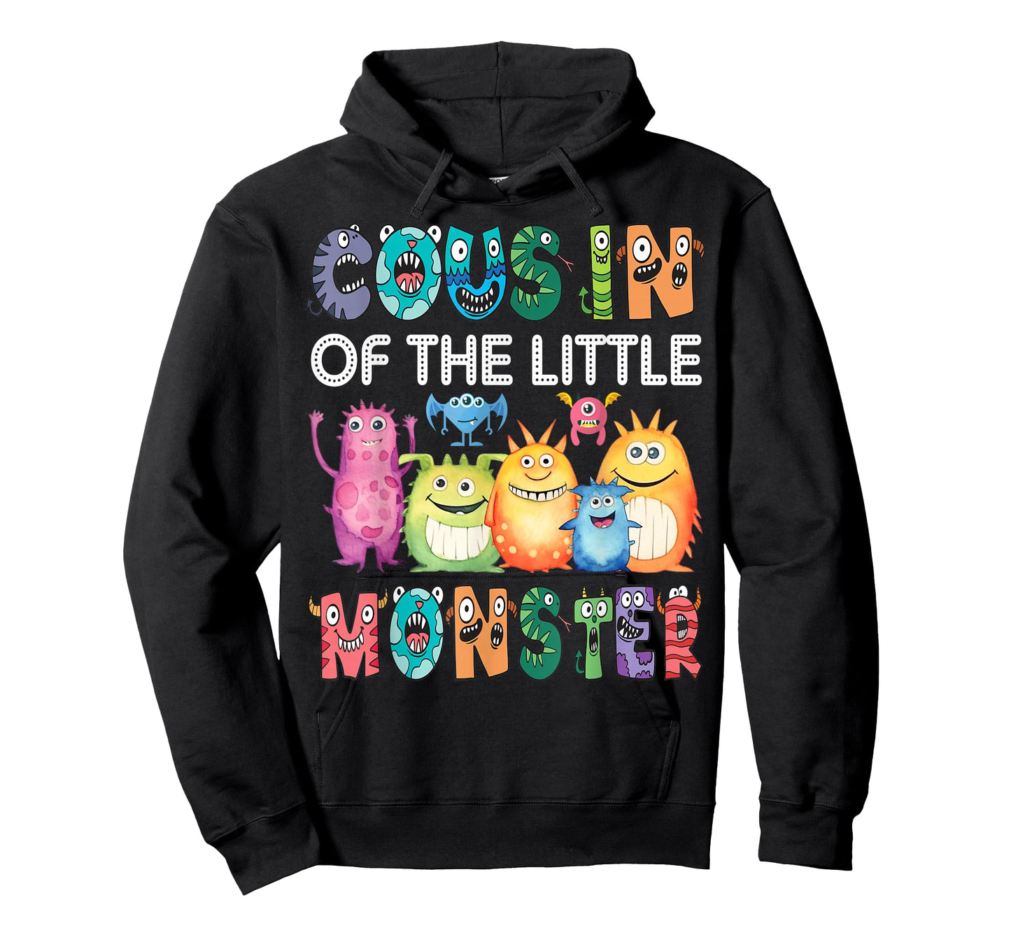 Cousin Of The Little Monster Kids 1St Birthday Party T-Shirt