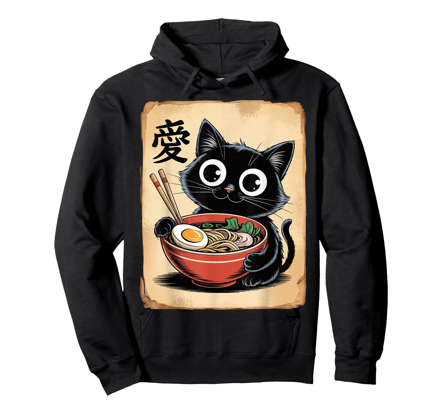 Funny Cat Ramen Japanese Kawaii Anime Cat Men Women T-Shirt